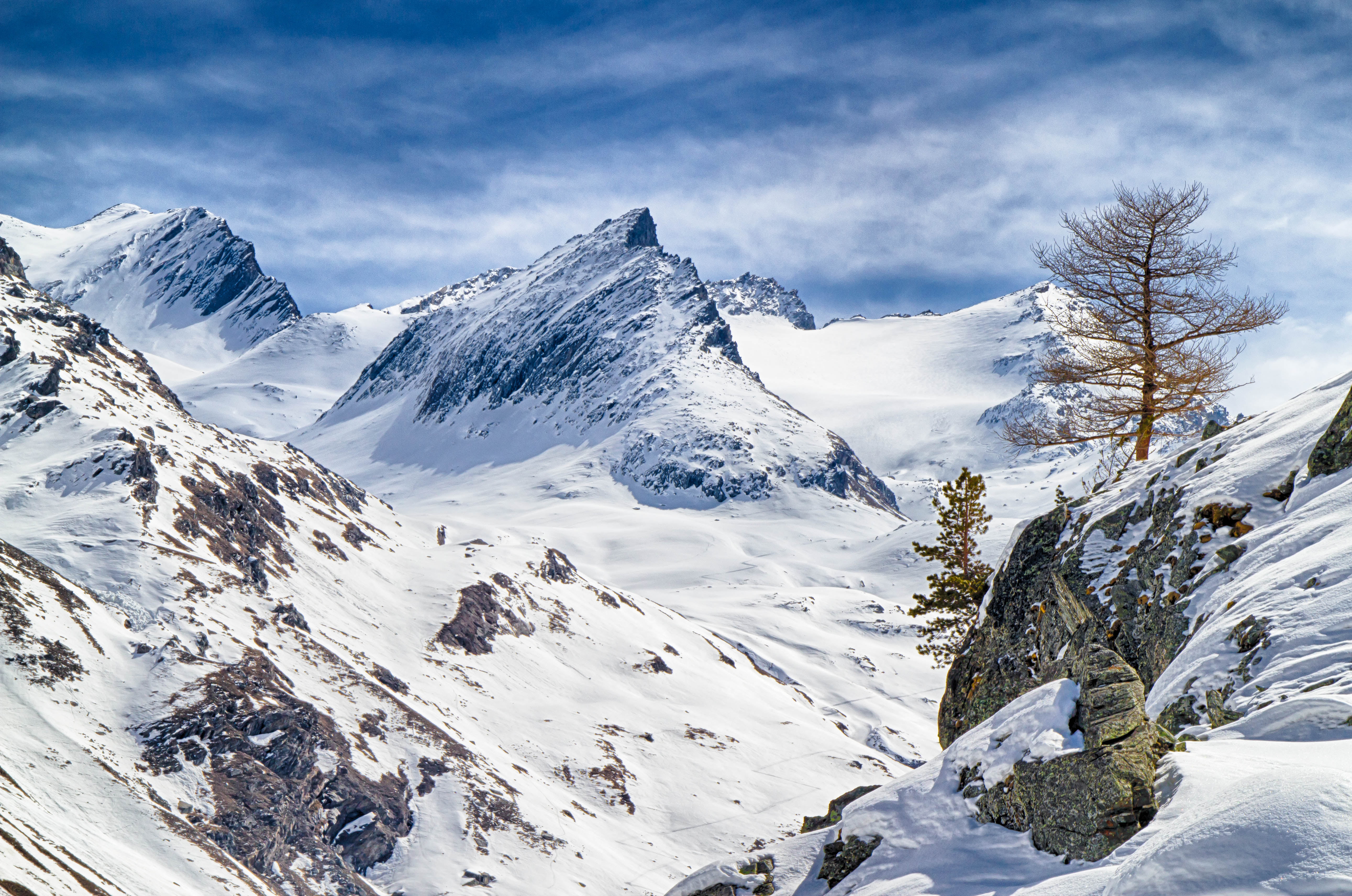 dell, european Alps, blue, sport, landscape, Via, Gran, II, EOS 550d, scenics, 550d, Punta, f/3.5, Alpi, Serra, europe, snowy mountain, Alta, switzerland, HD Wallpaper