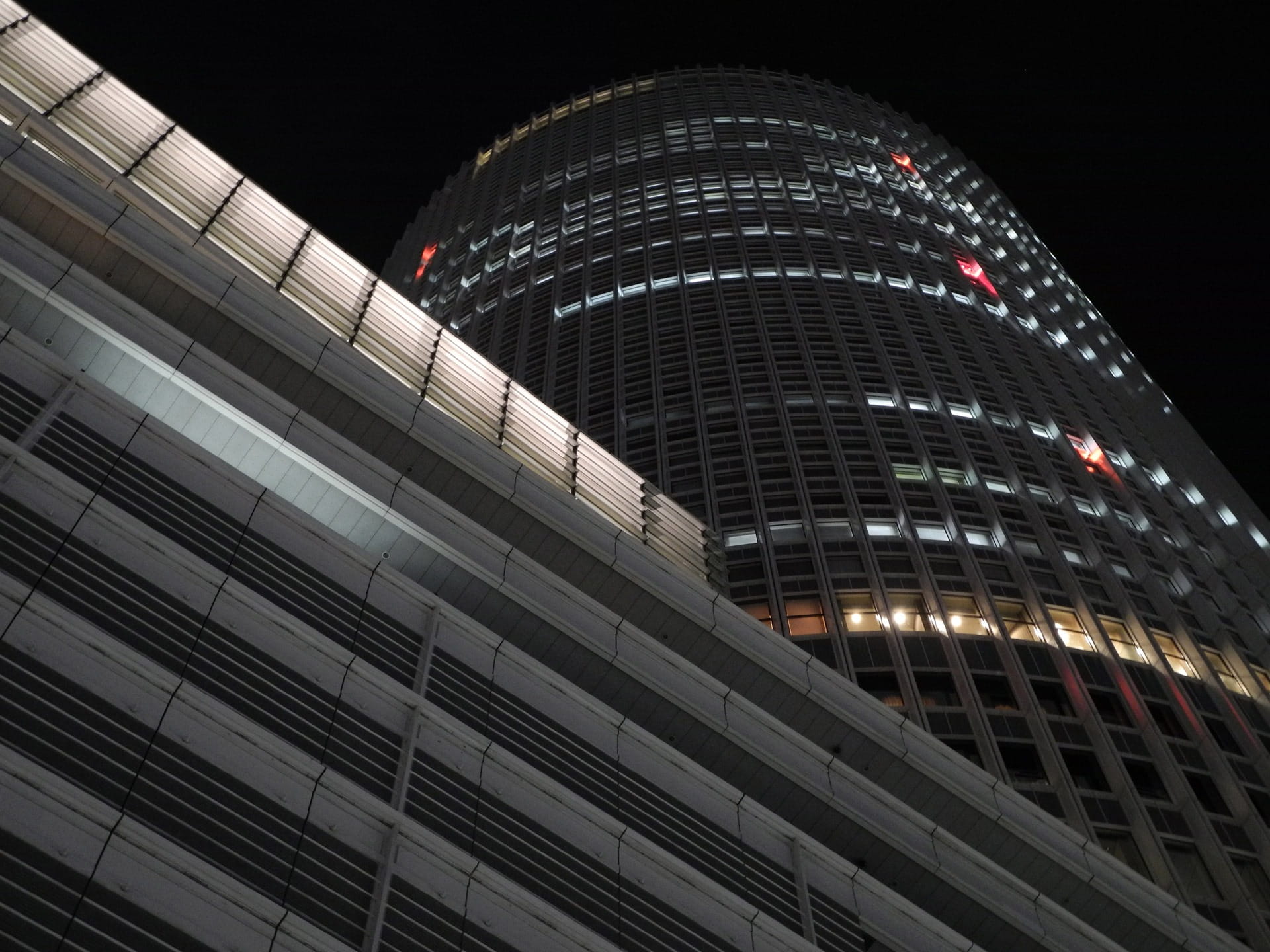 scenic, building exterior, 1080P, nagoya, modern, skyline, glass - material, Nagoya, office building exterior, no people, skyscraper, architecture, landmark, HD Wallpaper