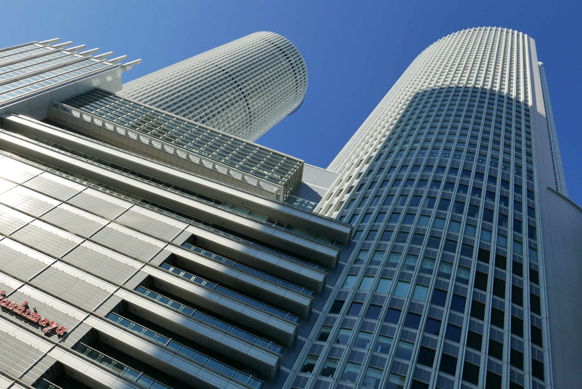 nature, tall - High, towers, public domain, office building exterior, reflection, low angle view, tower, day, glass - Material, outdoors, clear sky, nagoya, HD Wallpaper