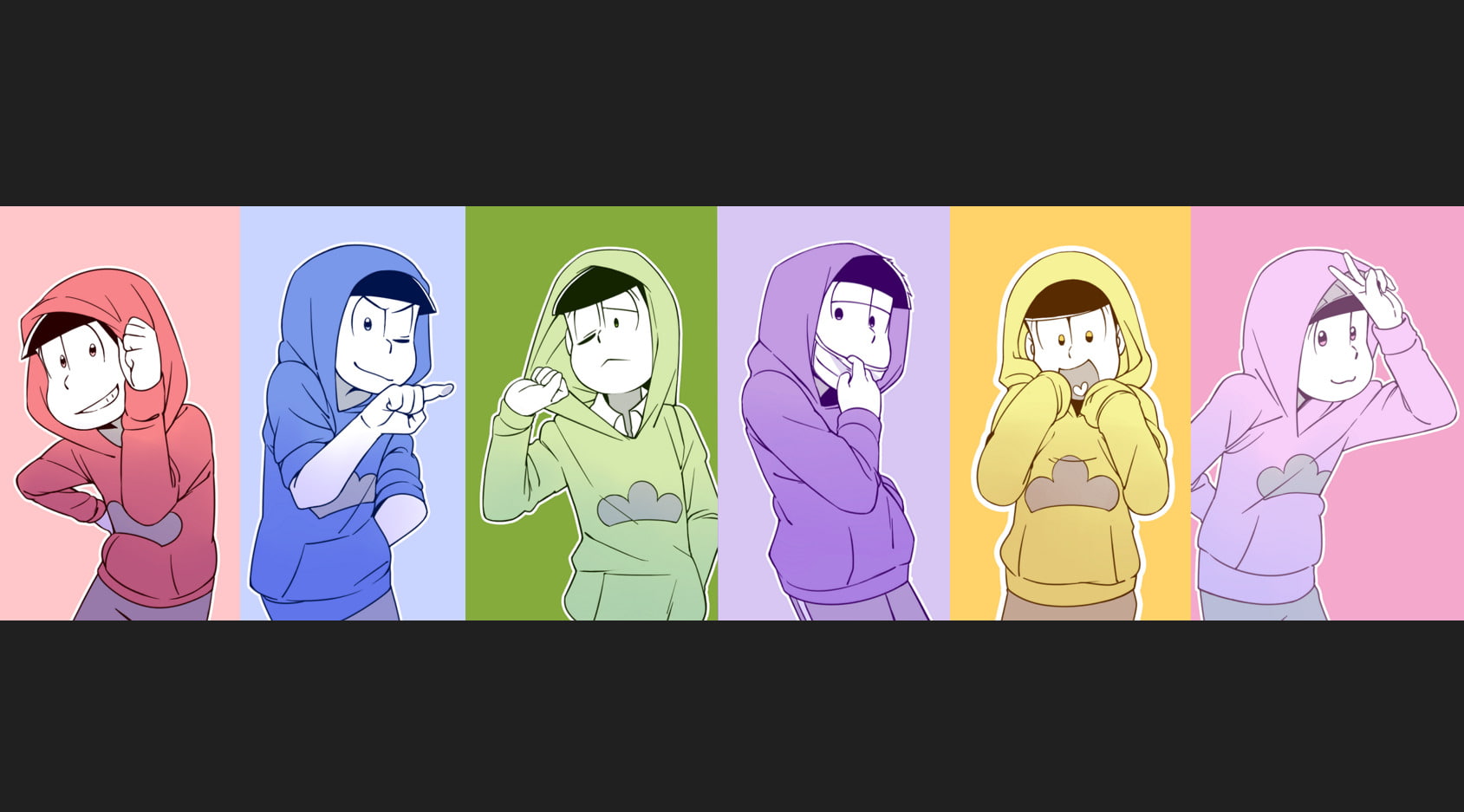 Osomatsu-san, Choromatsu Matsuno, Anime, Ichimatsu Matsuno, Karamatsu Matsuno, Todomatsu Matsuno, 720P, Osomatsu Matsuno, Jyushimatsu Matsuno, HD Wallpaper