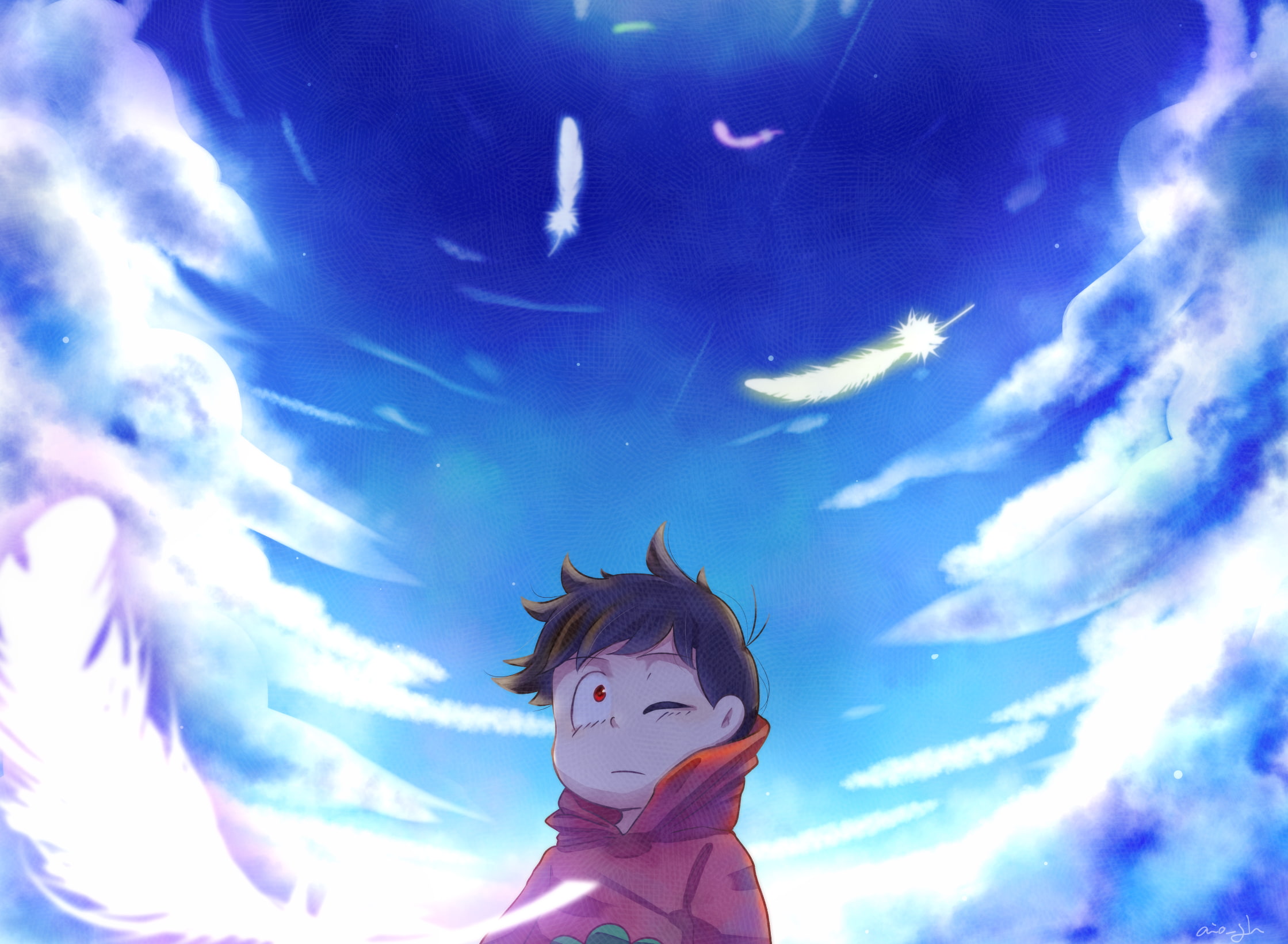 Osomatsu-san, Osomatsu Matsuno, 1080P, Anime, HD Wallpaper