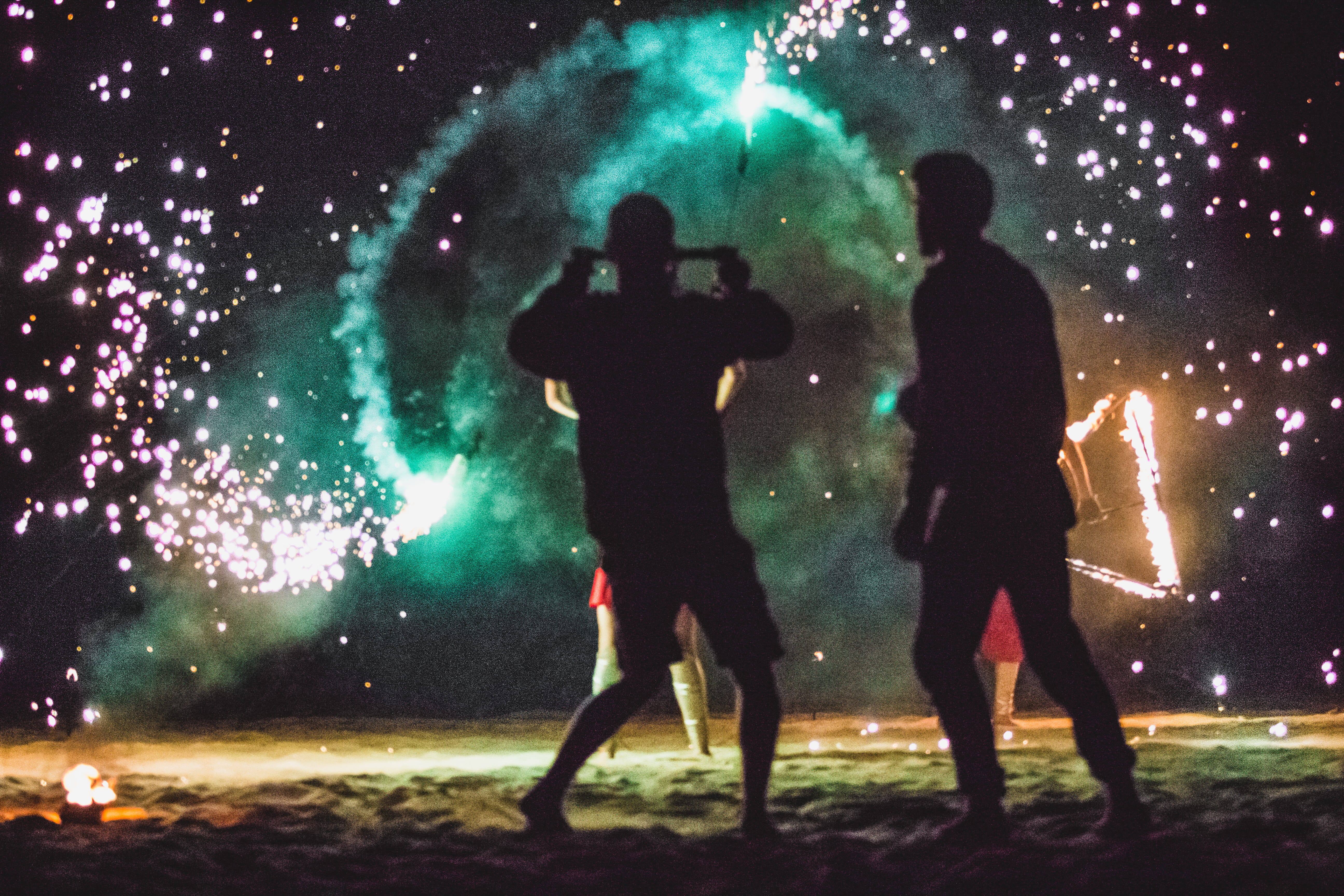 ukraine, pyrotechnics, outdoors, arts culture and entertainment, young men, firework, togetherness, cameraman, illuminated, firework display, night, celebration, HD Wallpaper