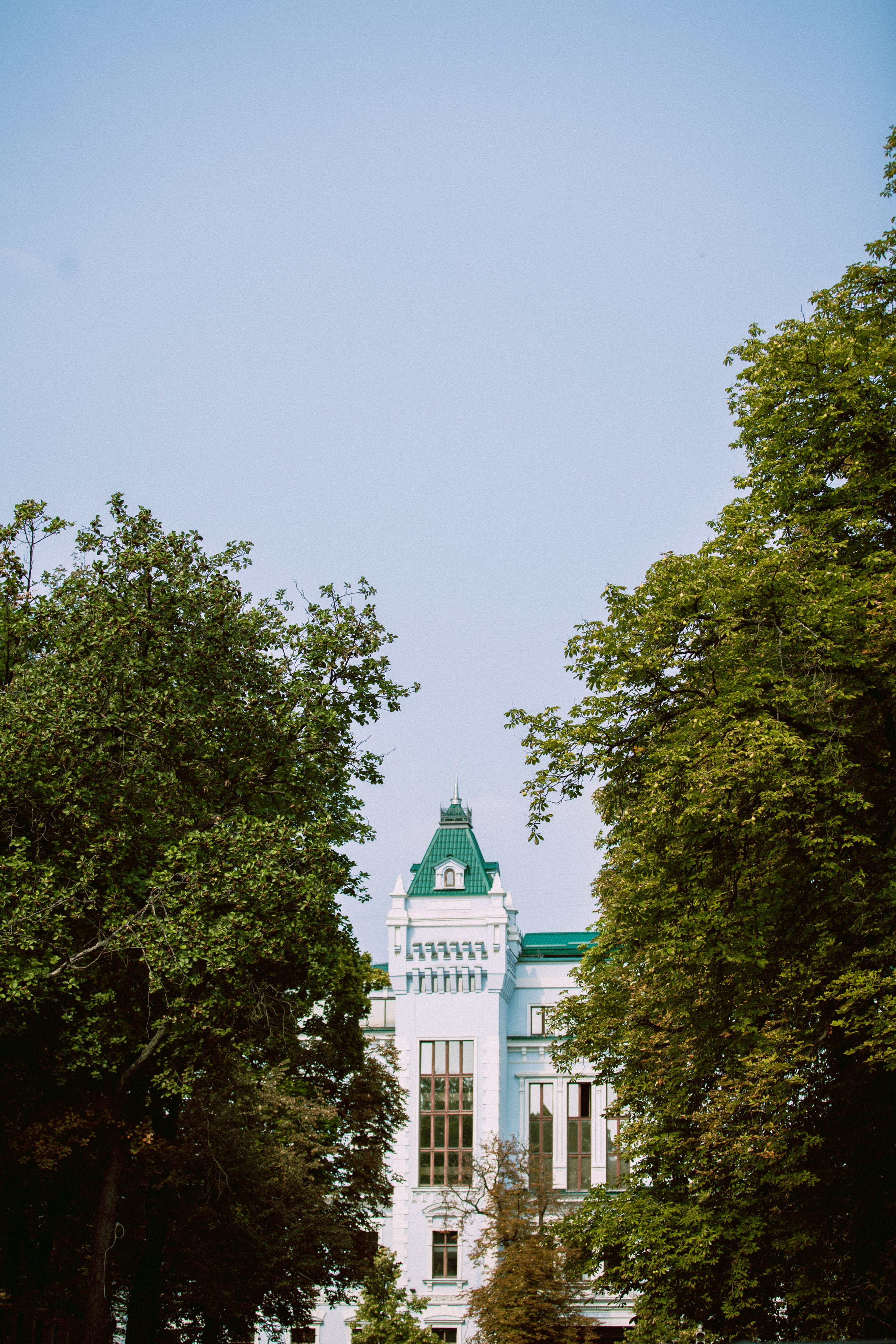 summer, kyiv, outdoors, ukraine, day, kiev, киев, green color, plant, architecture, no people, sky, trees, 2K, city, town, travel destinations, nature, Phone HD Wallpaper