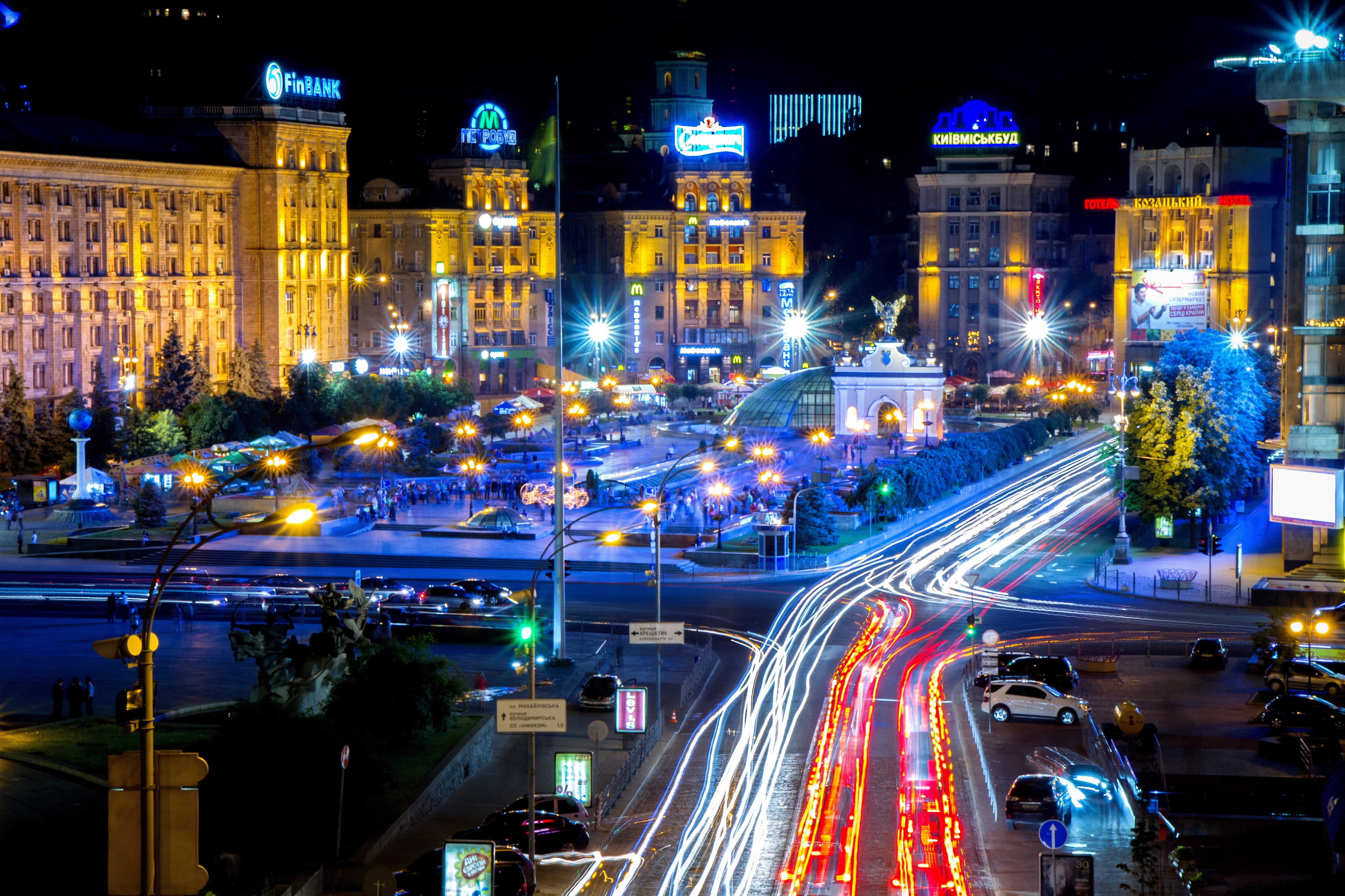 long Exposure, travel, dusk, capital Cities, headlight, travel Destinations, twilight, road, light - Natural Phenomenon, light Trail, built Structure, tail Light, HD Wallpaper