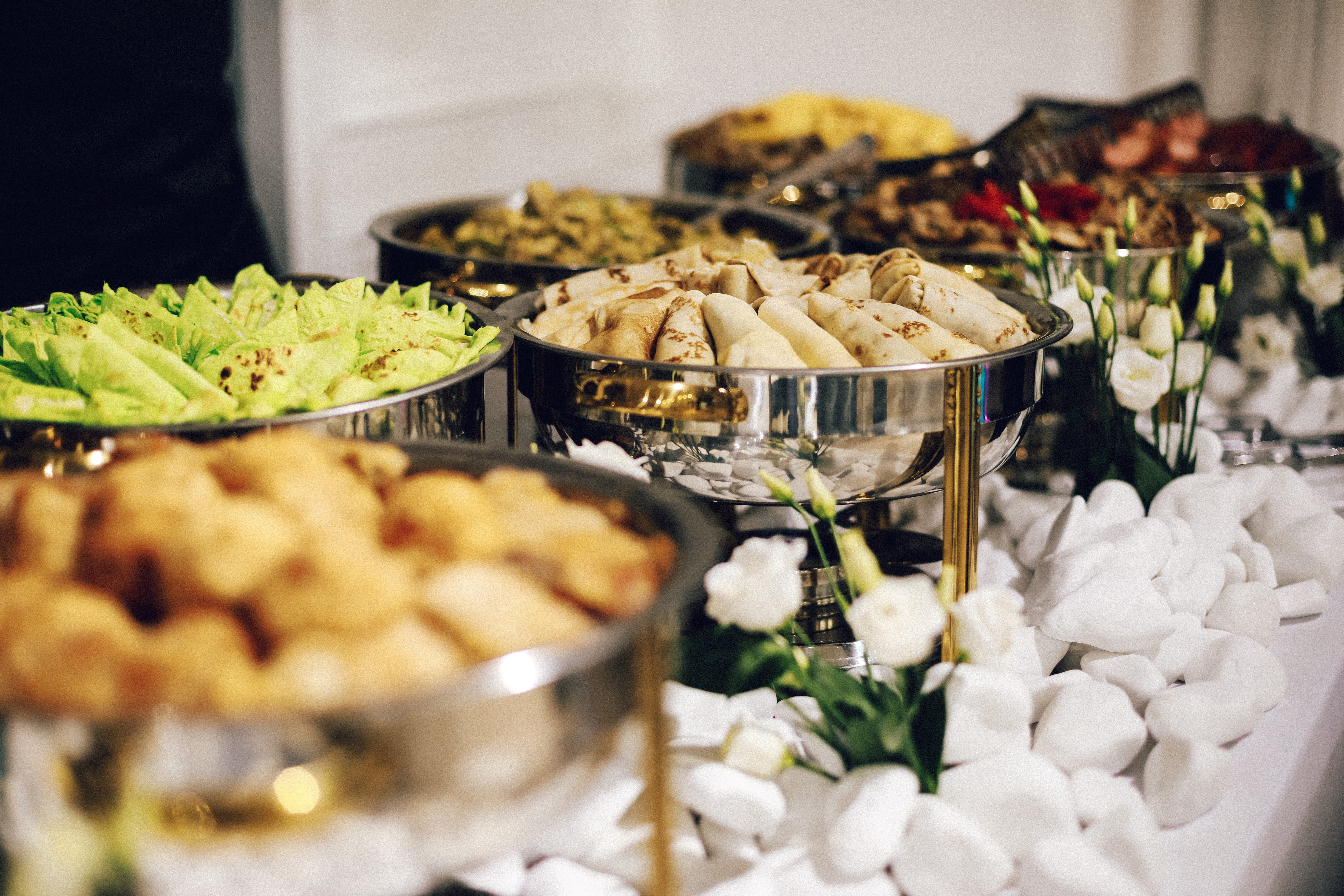 kiev, vegetarian food, self service, buffet, pancakes, plate, table, temptation, hotel, potato, food, cake, freshness, dumplings, confectionery, 8K, kitchen, HD Wallpaper