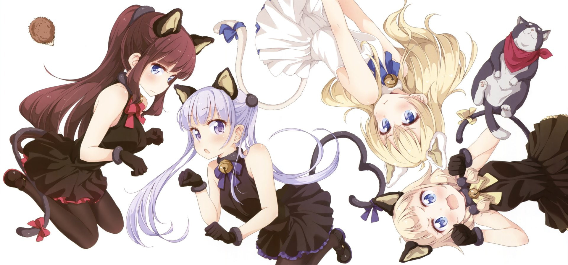 Kou Yagami, Nene Sakura, New Game!, Anime, Hifumi Takimoto, Aoba Suzukaze, 1080P, HD Wallpaper