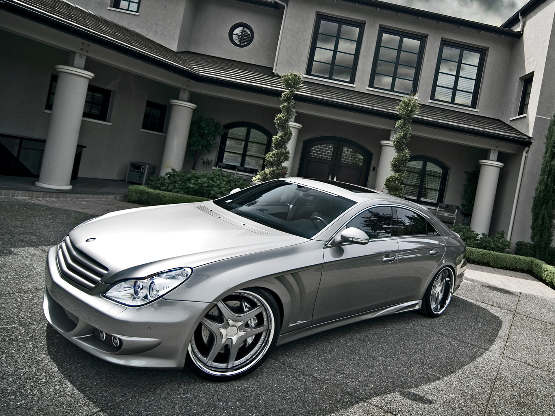 Mercedes, C219, CLS-Class, CNC, 1080P, Mercedes-Benz, HD Wallpaper