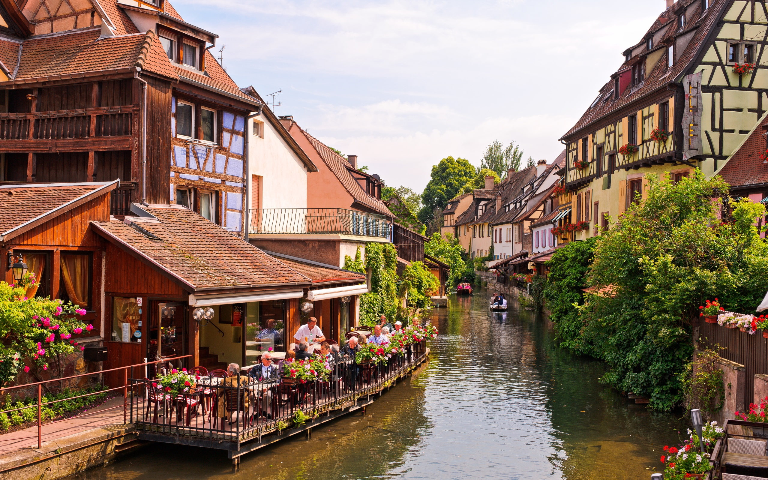 2K, Colmar, France, Alsace, Houses, River, HD Wallpaper