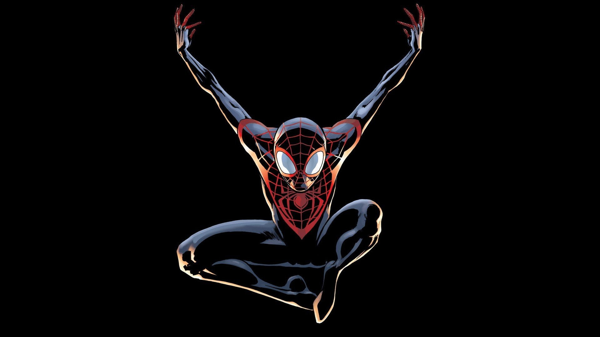 Spidey, Amazing Spider, man, spider, 1080P, Miles Morales, HD Wallpaper
