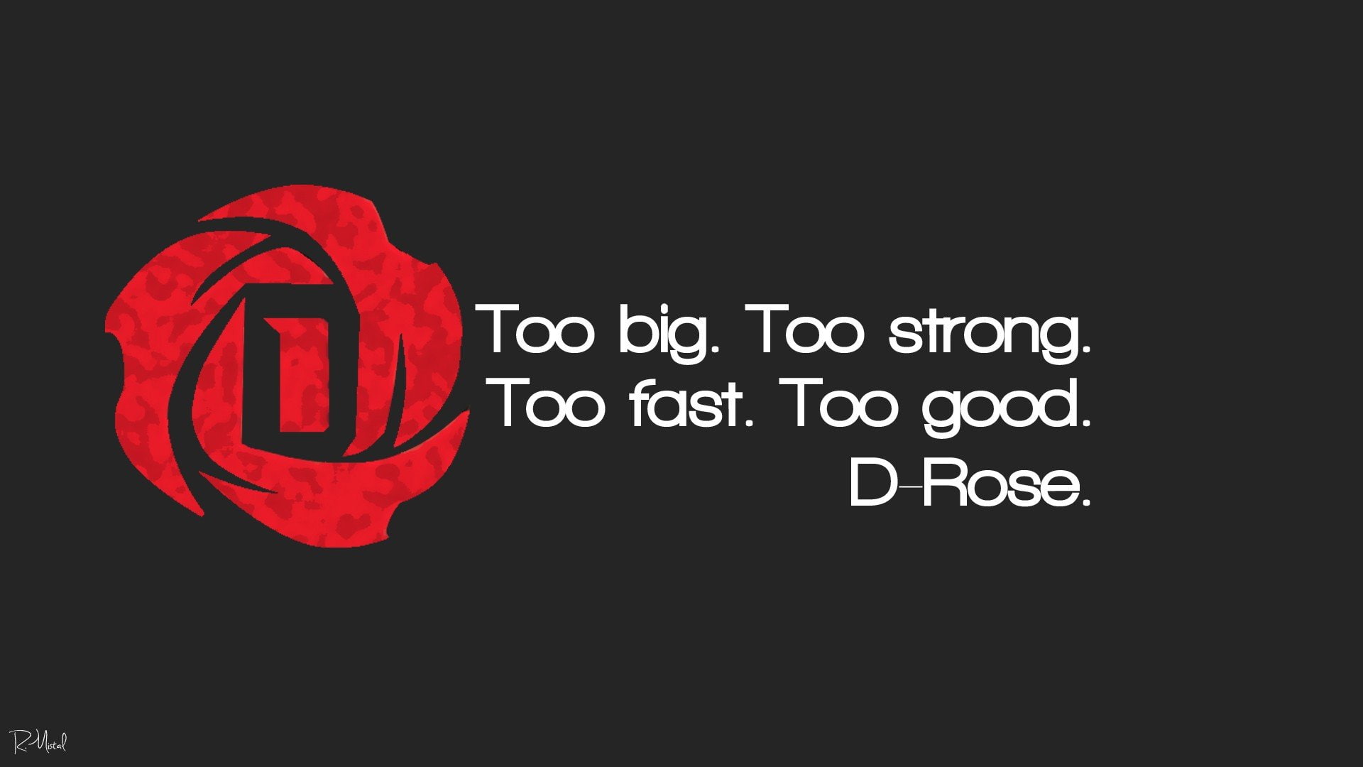 1080P, Derrick, quotes, rose, HD Wallpaper