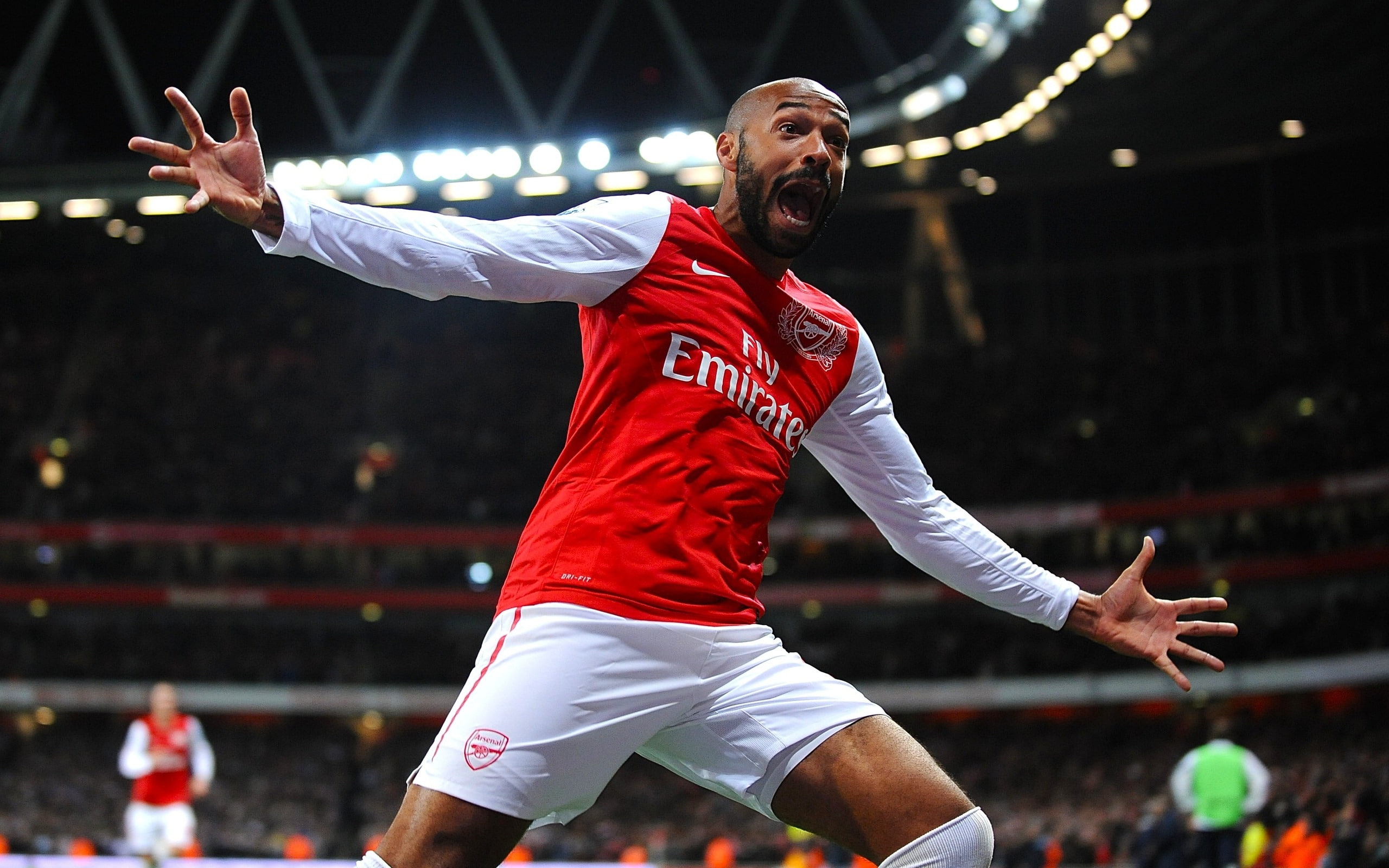 men, footbal player, henry, 2K, smile, man, thierry, arsenal, sportsman, HD Wallpaper