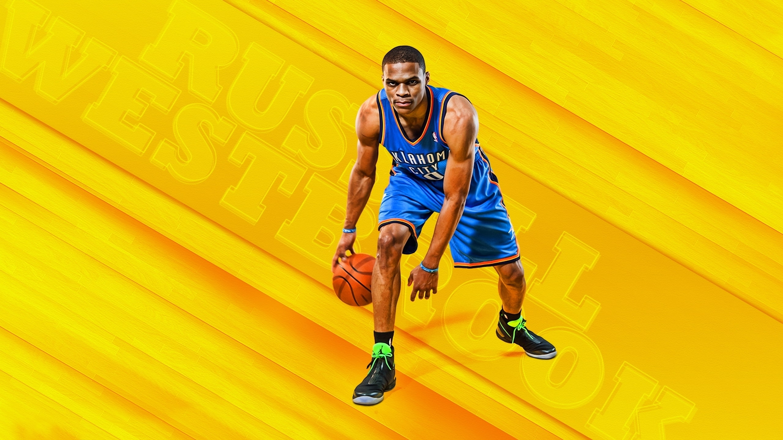 sportsman, Westbrook Russell, basketball player, russell, 2K, westbrook, HD Wallpaper