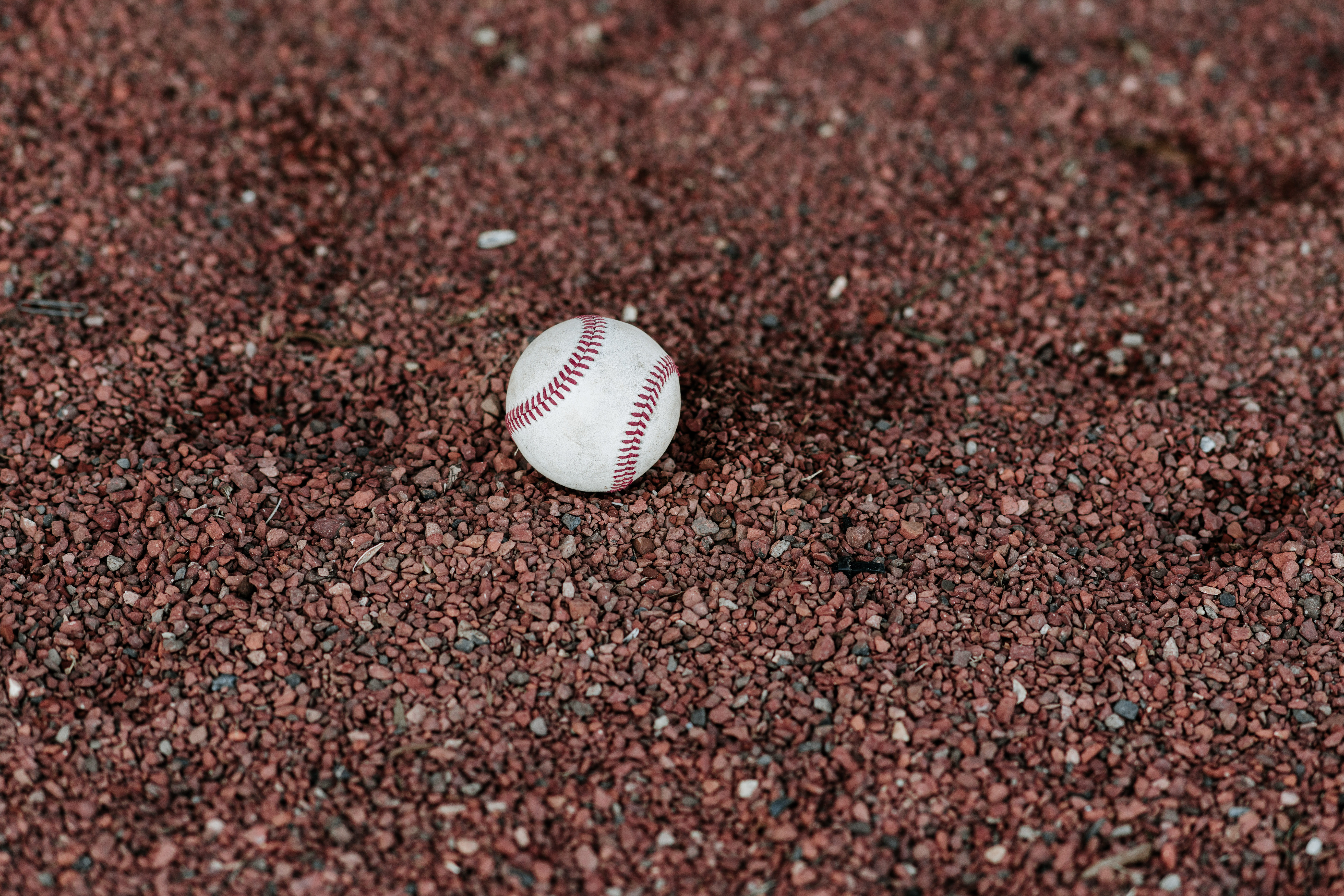 no people, glove, baseball bat, road, gravel, high angle view, sport, day, white, team sport, baseball glove, grassland, land, sports equipment, clothing, HD Wallpaper