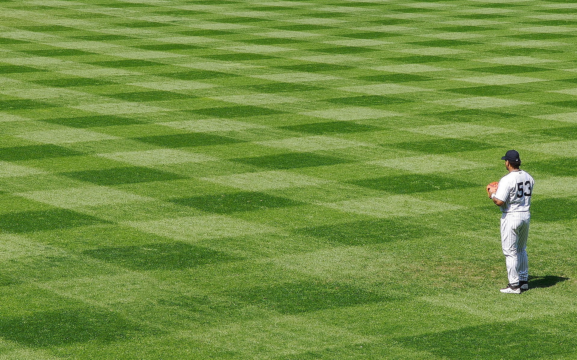hd, 1080P, art, sports, field, baseball field, grass, baseball, HD Wallpaper