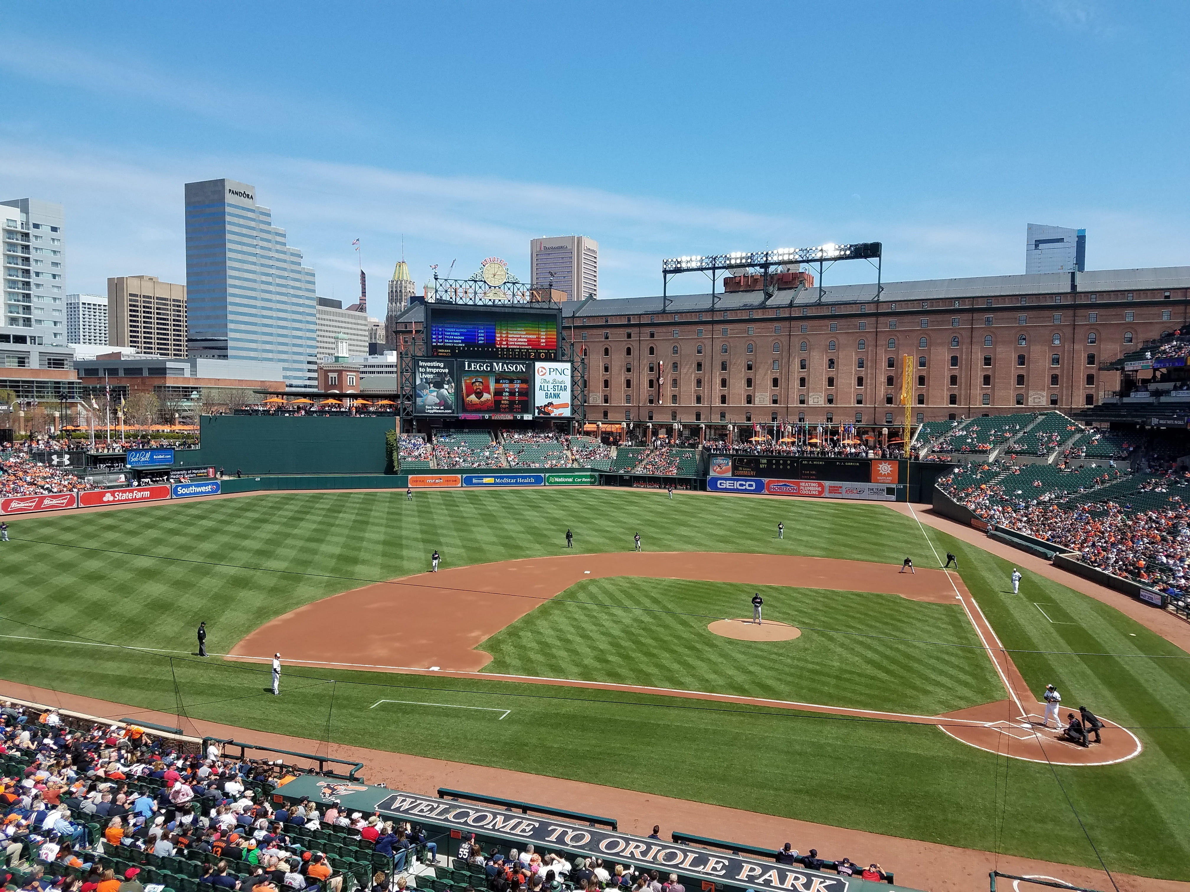 building, baltimore, baseball - sport, ballpark, nature, architecture, field, large group of people, green, diamond, city, day, crowd, 4K, real people, HD Wallpaper