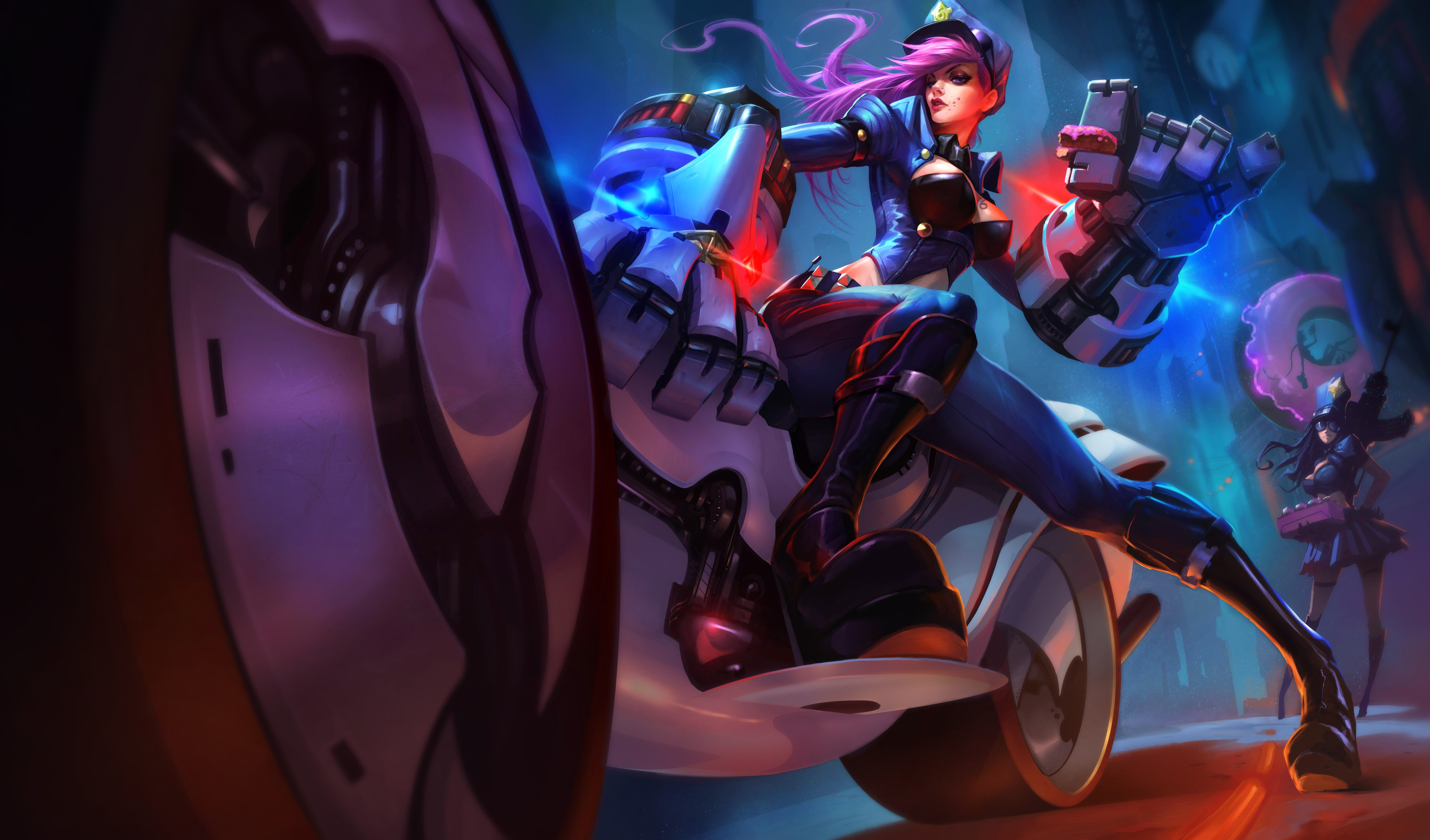 10K, League of Legends, 8K, Vi, 8K, 4K, HD Wallpaper