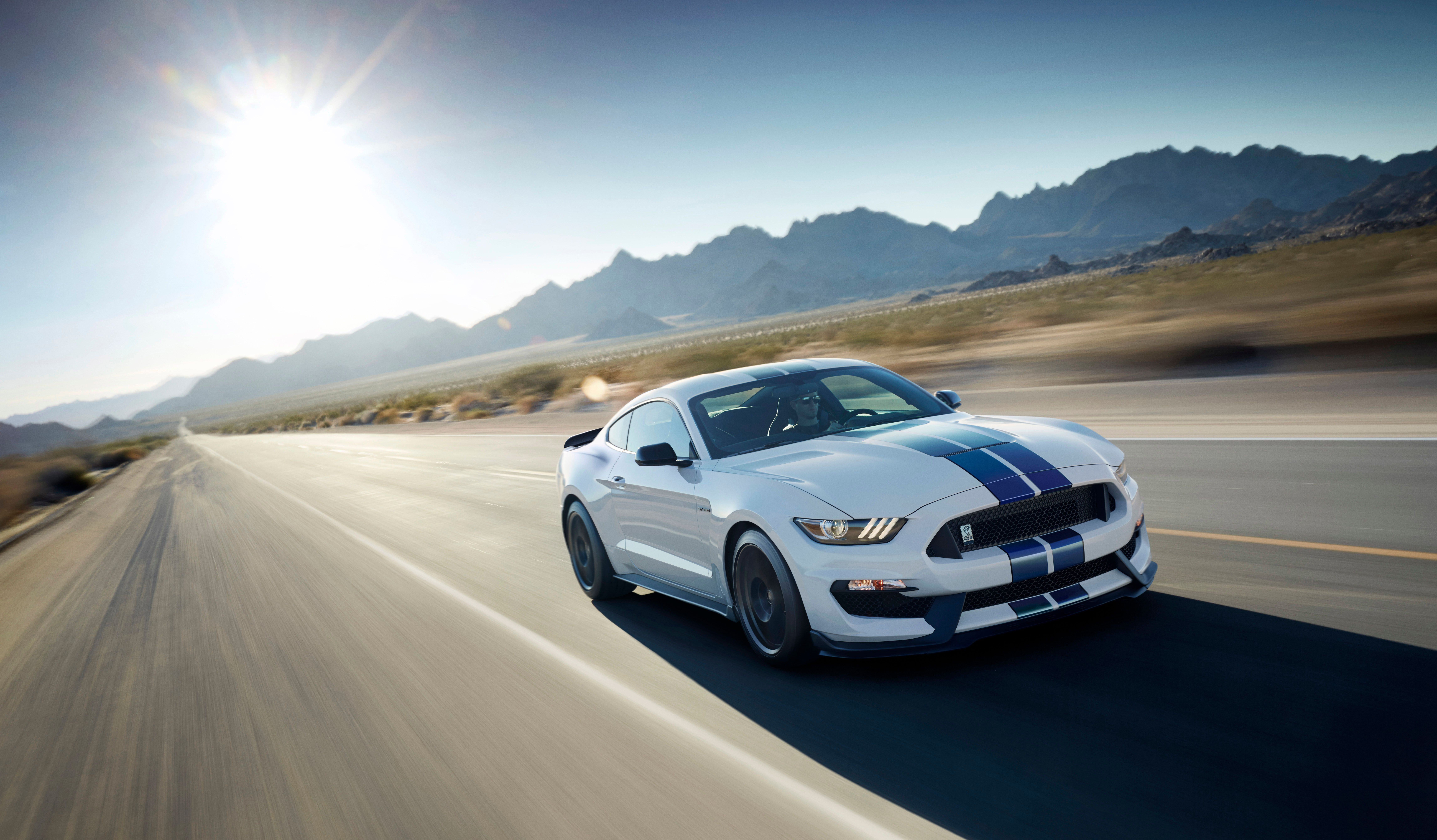 10k, road trip, outdoors, speed, motion, 8K, motor vehicle, 5k, on the move, hd, lens flare, mode of transportation, 8k, transportation, ford mustang, HD Wallpaper