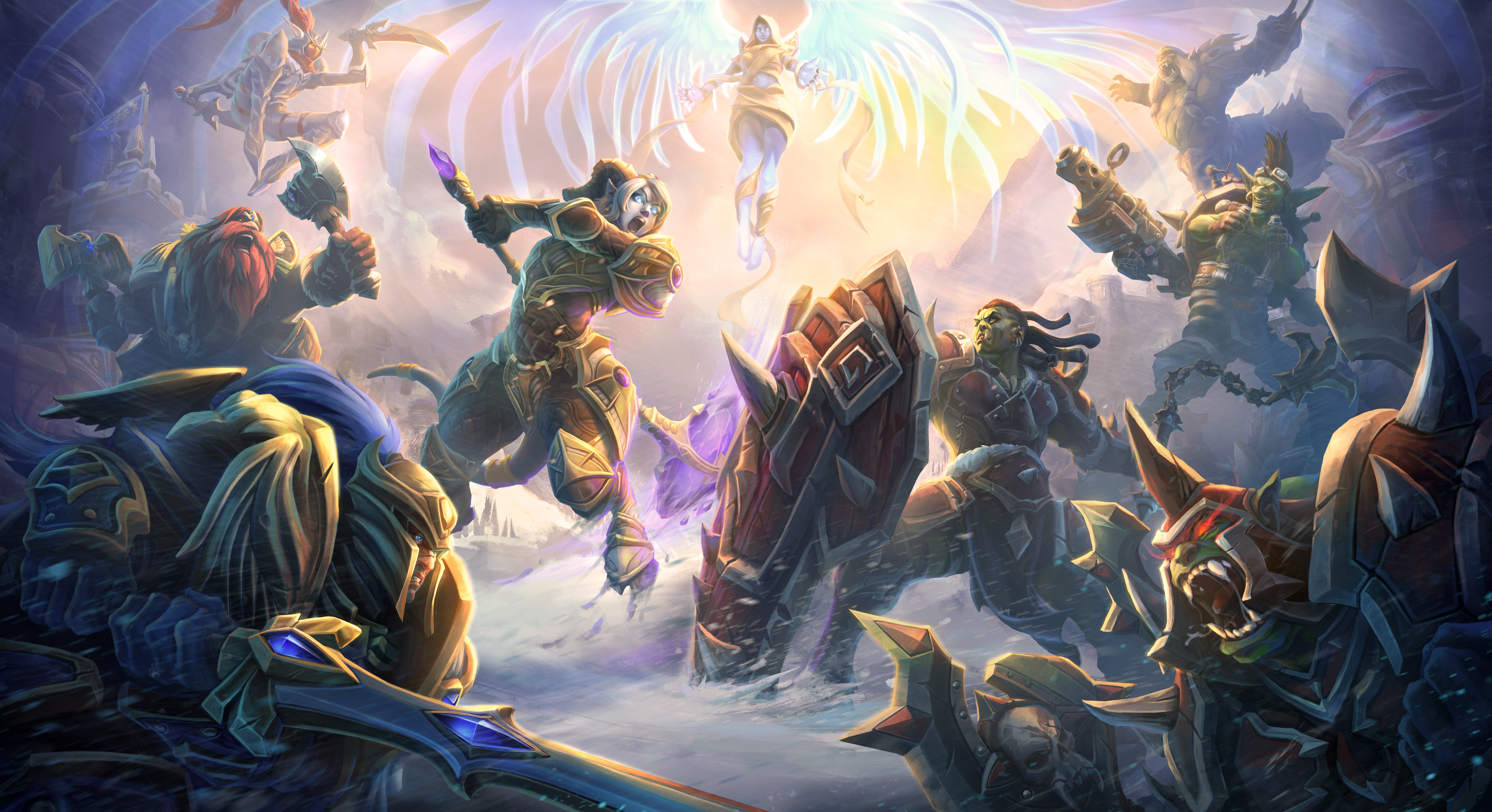 4k, 8K, 10k, 2017 games, 8k, hd, games, heroes of the storm, 5k, HD Wallpaper