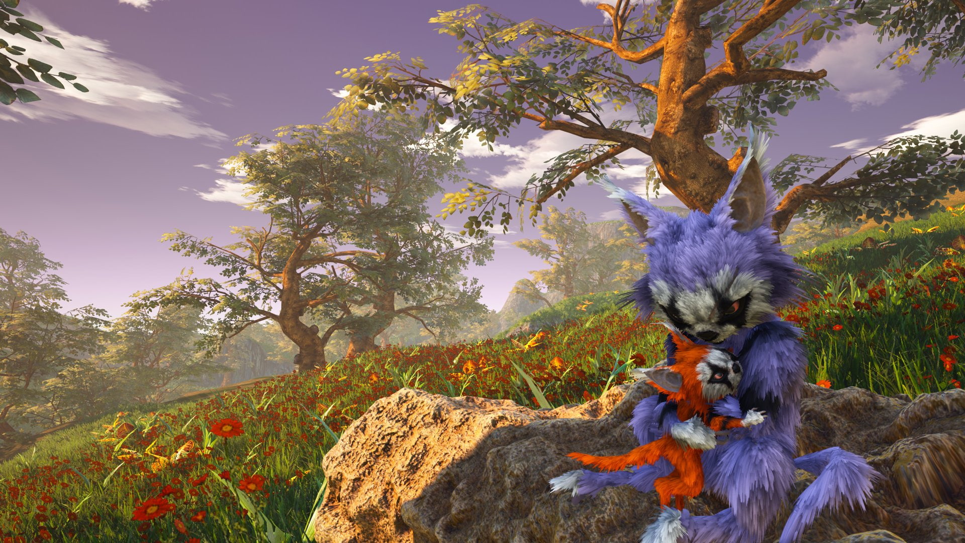 Biomutant, scenics - nature, rock - object, beauty in nature, 1080P, tree, nature, trunk, solid, tranquility, rock, growth, environment, landscape, land, HD Wallpaper
