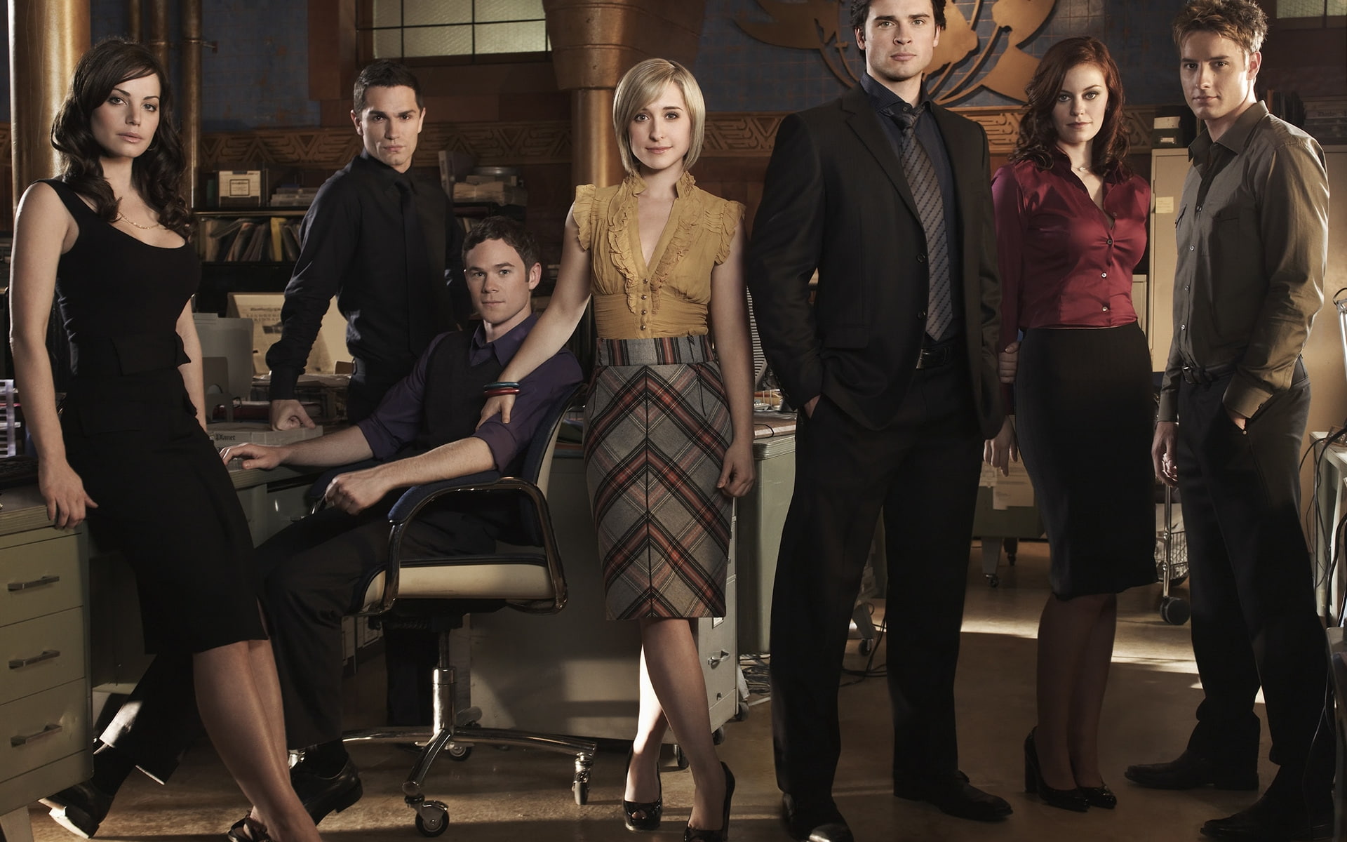 1080P, smallville, cast, HD Wallpaper