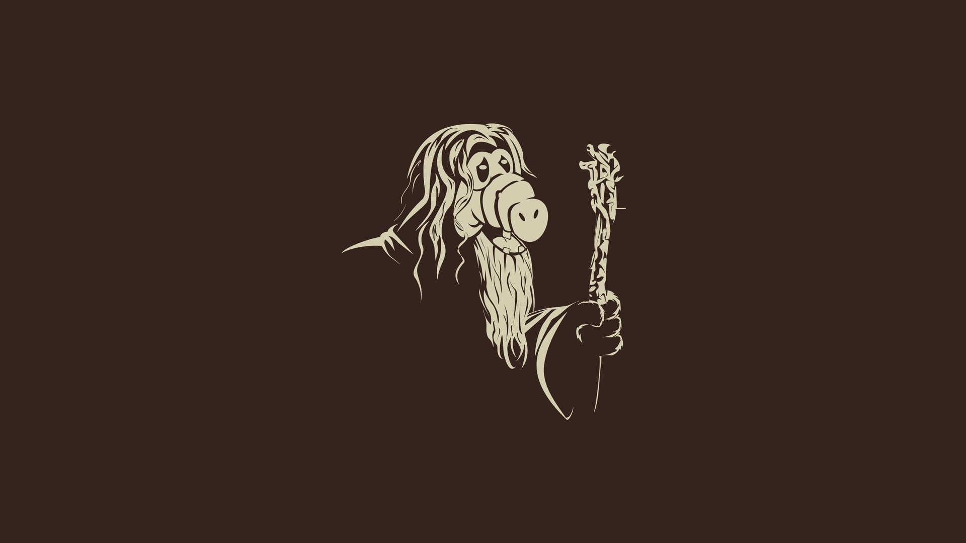of, rings, Gandalf, anime, 1920x1080 px, lord, simple, one, solid, hd, art, px, Abstract, The, wizard, piece, simplistic, 1080P, alf, Crossovers, x, HD Wallpaper