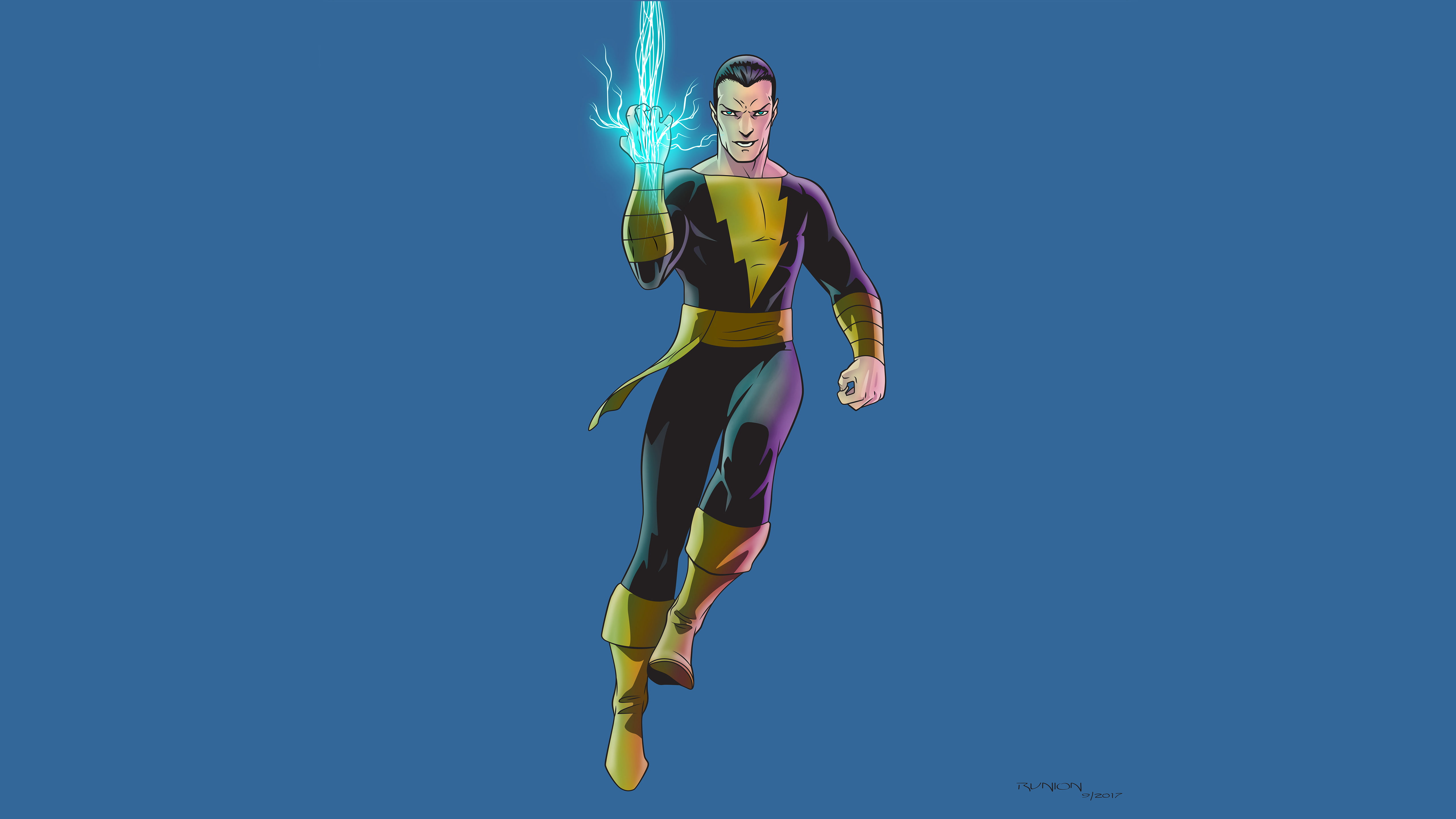 5k, superheroes, black adam, 4k, artist, hd, artwork, 5K, digital art, deviantart, HD Wallpaper