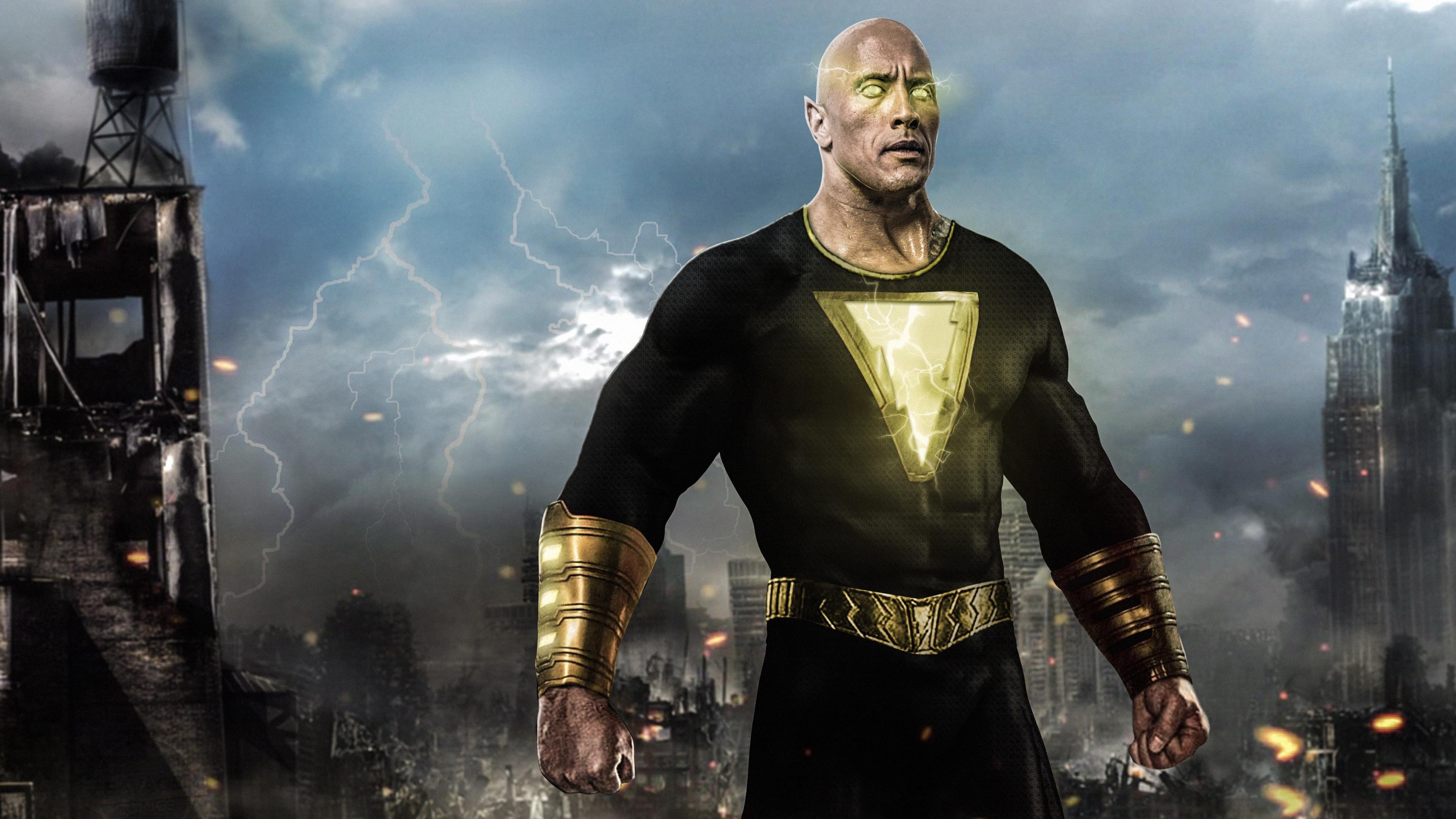 johnson, black, 2K, adam, dwayne, HD Wallpaper