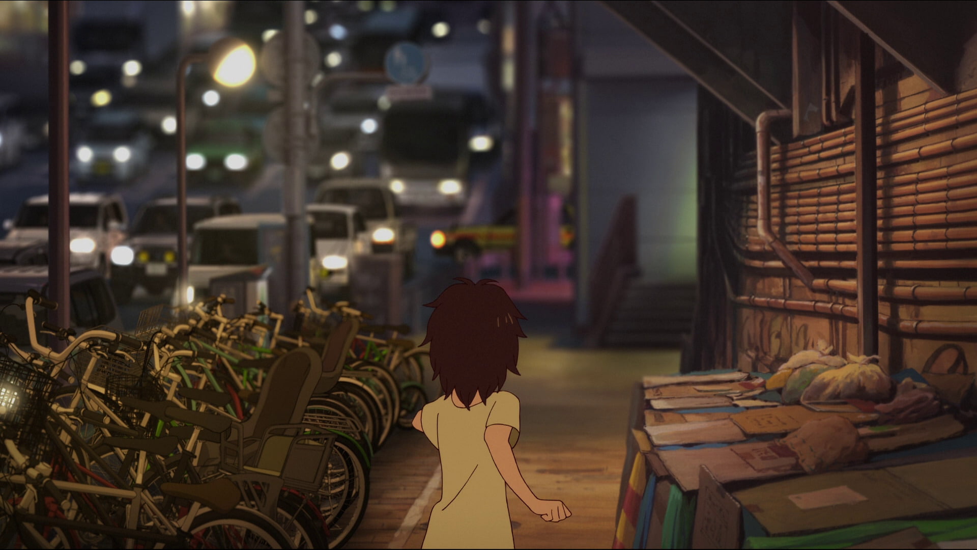 Street, Tokyo, The Boy and the Beast, Night, Bakemono no Ko, 1080P, Movie, HD Wallpaper