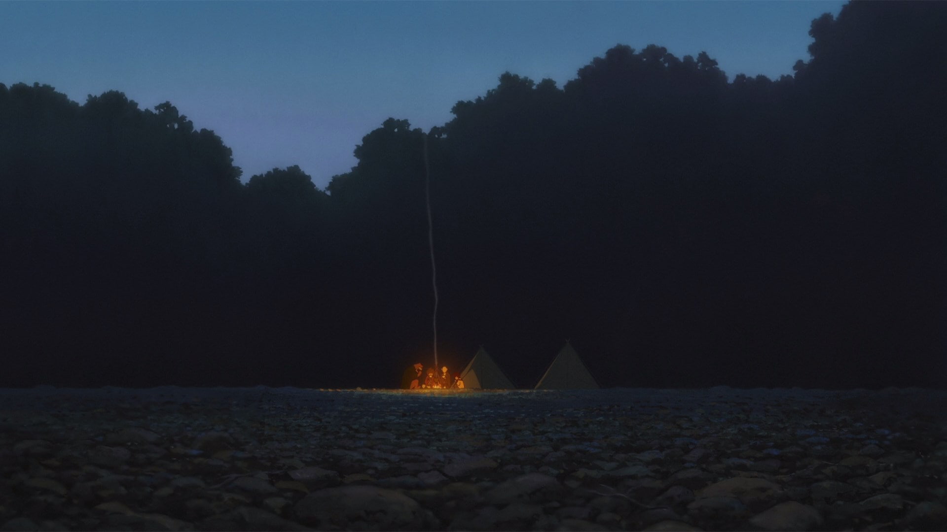 sign, the boy and the beast, dusk, illuminated, nature, heat - temperature, sky, no people, tranquility, flame, night, fire - natural phenomenon, 1080P, HD Wallpaper