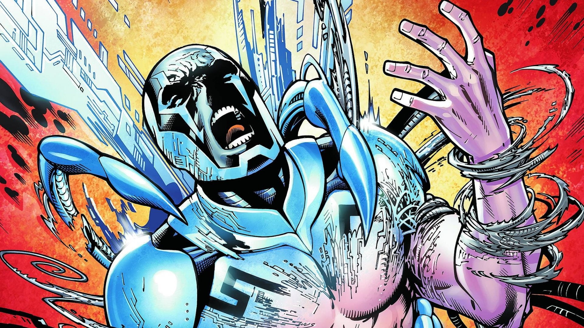 1080P, Blue Beetle (DC Comics), Comics, Blue Beetle, HD Wallpaper
