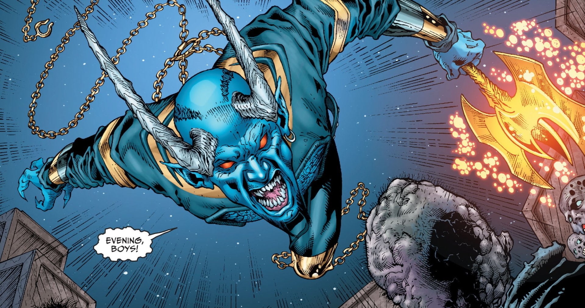 Comics, Blue Devil, 1080P, HD Wallpaper