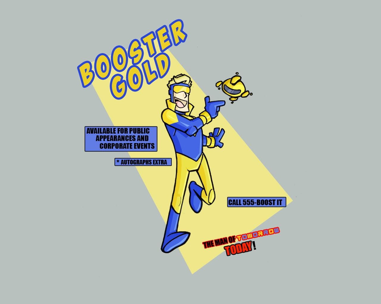 booster gold, 720P, HD Wallpaper