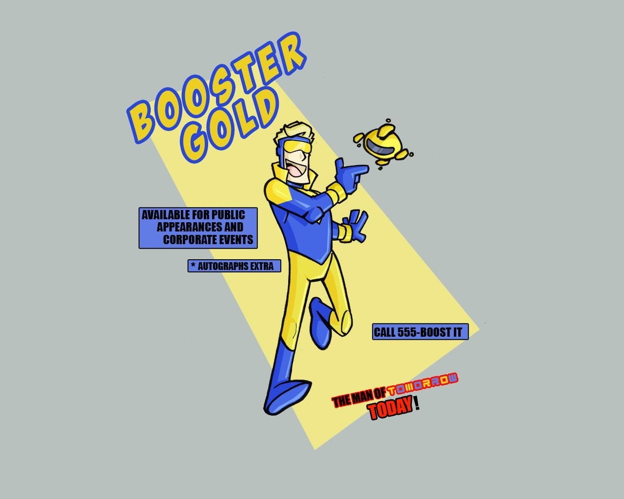 Comics, 720P, Booster Gold, HD Wallpaper