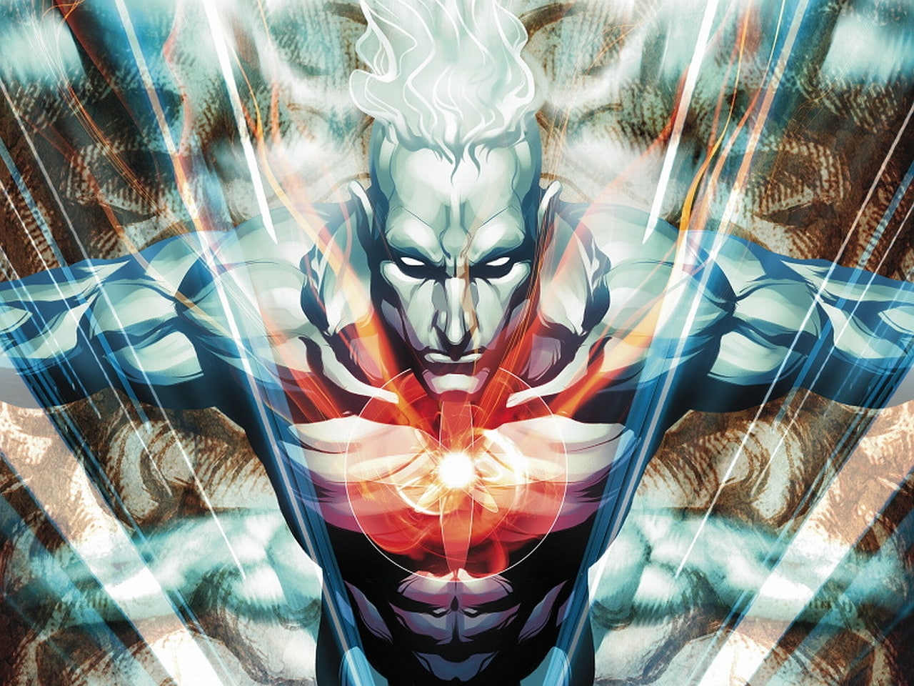 monster, comics, illustration, captain, atom, hd, 720P, HD Wallpaper