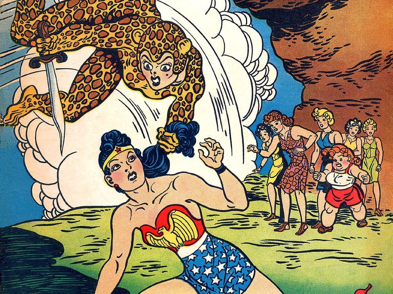 Comics, Wonder Woman, 720P, Cheetah (DC Comics), HD Wallpaper