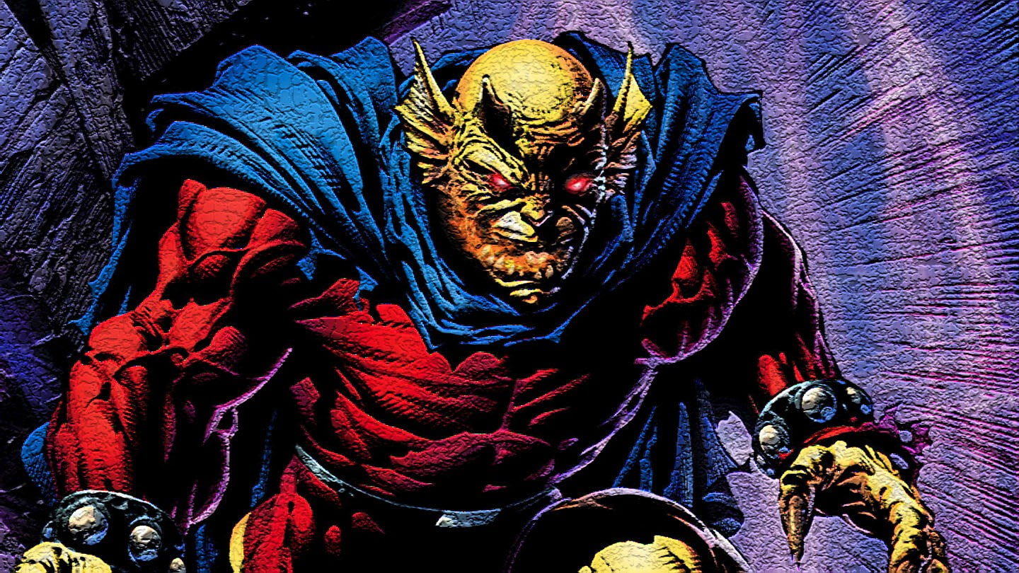real people, multi colored, etrigan the demon, festival, portrait, 720P, clothing, art and craft, one person, close-up, pattern, front view, indoors, mask, HD Wallpaper