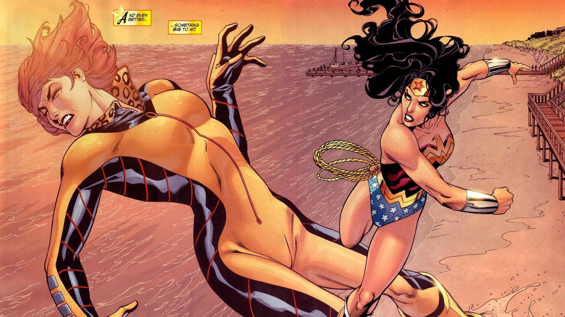 Wonder Woman, 1080P, Giganta, Comics, HD Wallpaper