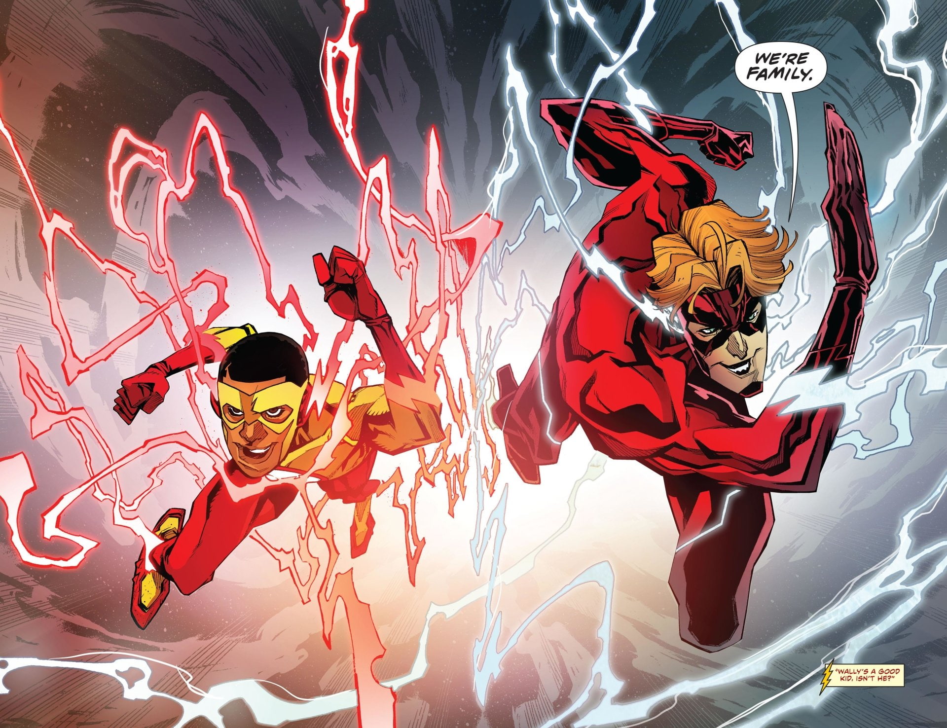 Comics, 1080P, Flash, Kid Flash, HD Wallpaper