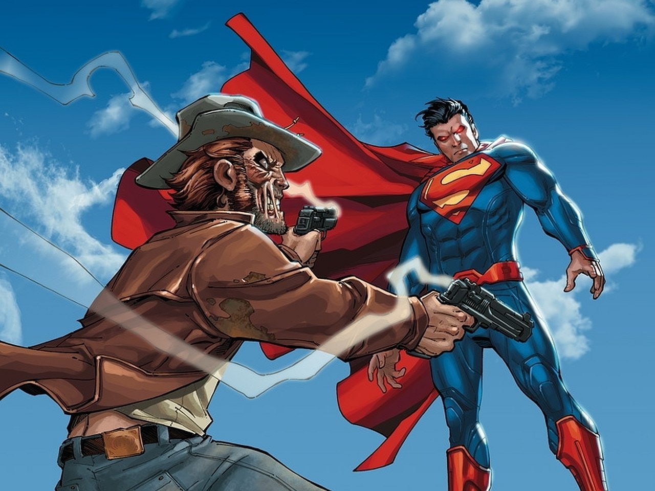 Comics, Superman, Jonah Hex, all-Star western, 720P, HD Wallpaper