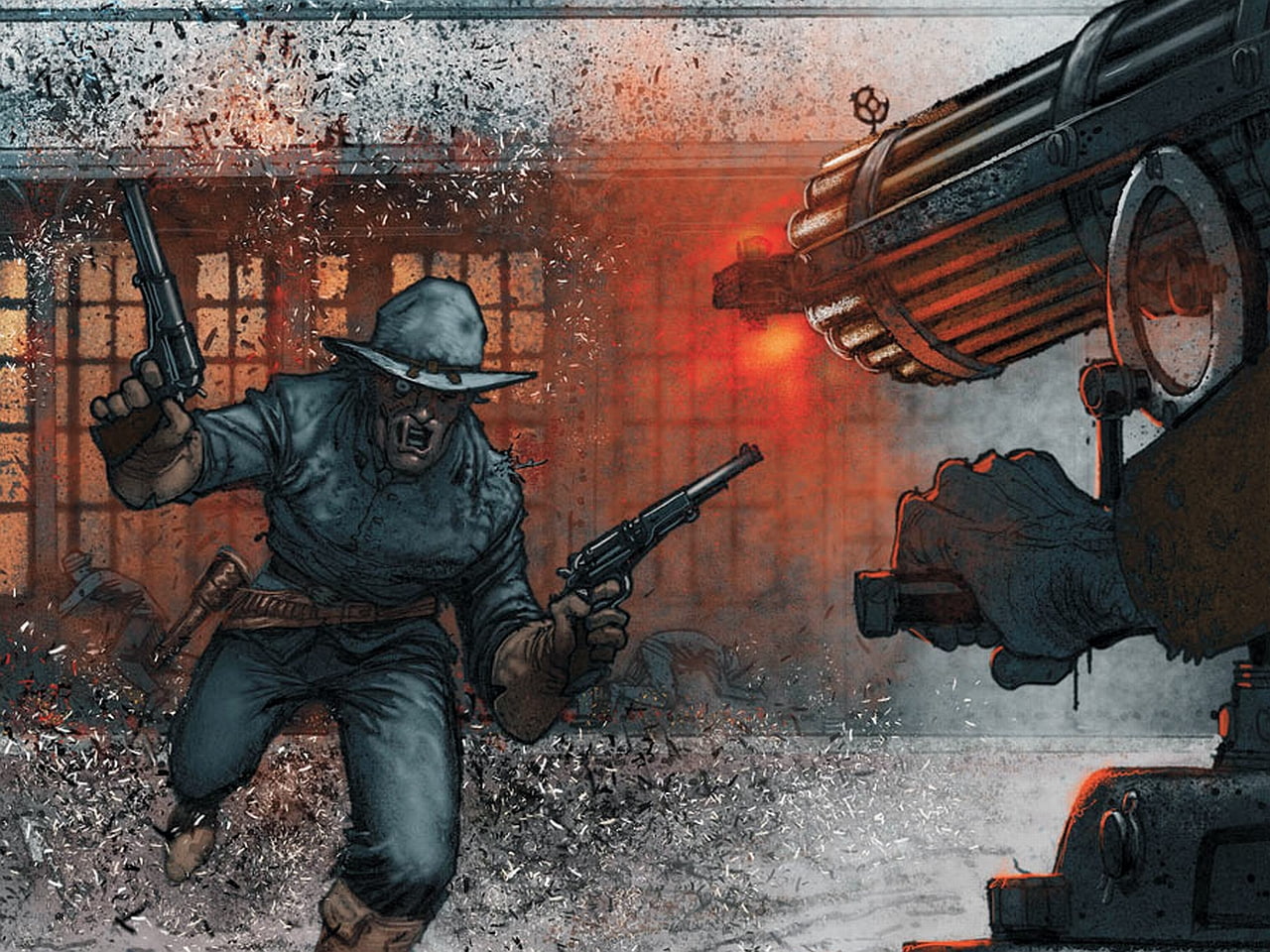 all-Star western, Comics, Jonah Hex, 720P, HD Wallpaper