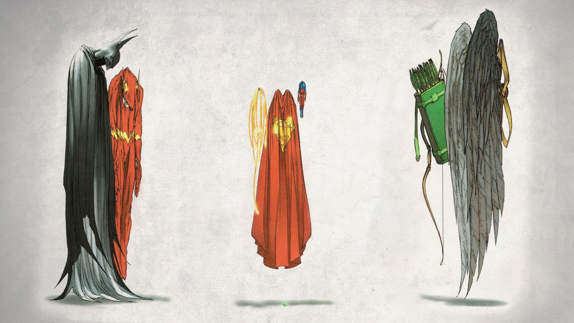 Flash, Hawkman, Identity Crisis, Superman, 1080P, Batman, Comics, Green Arrow, HD Wallpaper