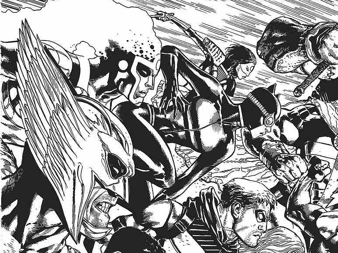 Comics, Catwoman, 720P, Hawkman, Justice League Of America, HD Wallpaper