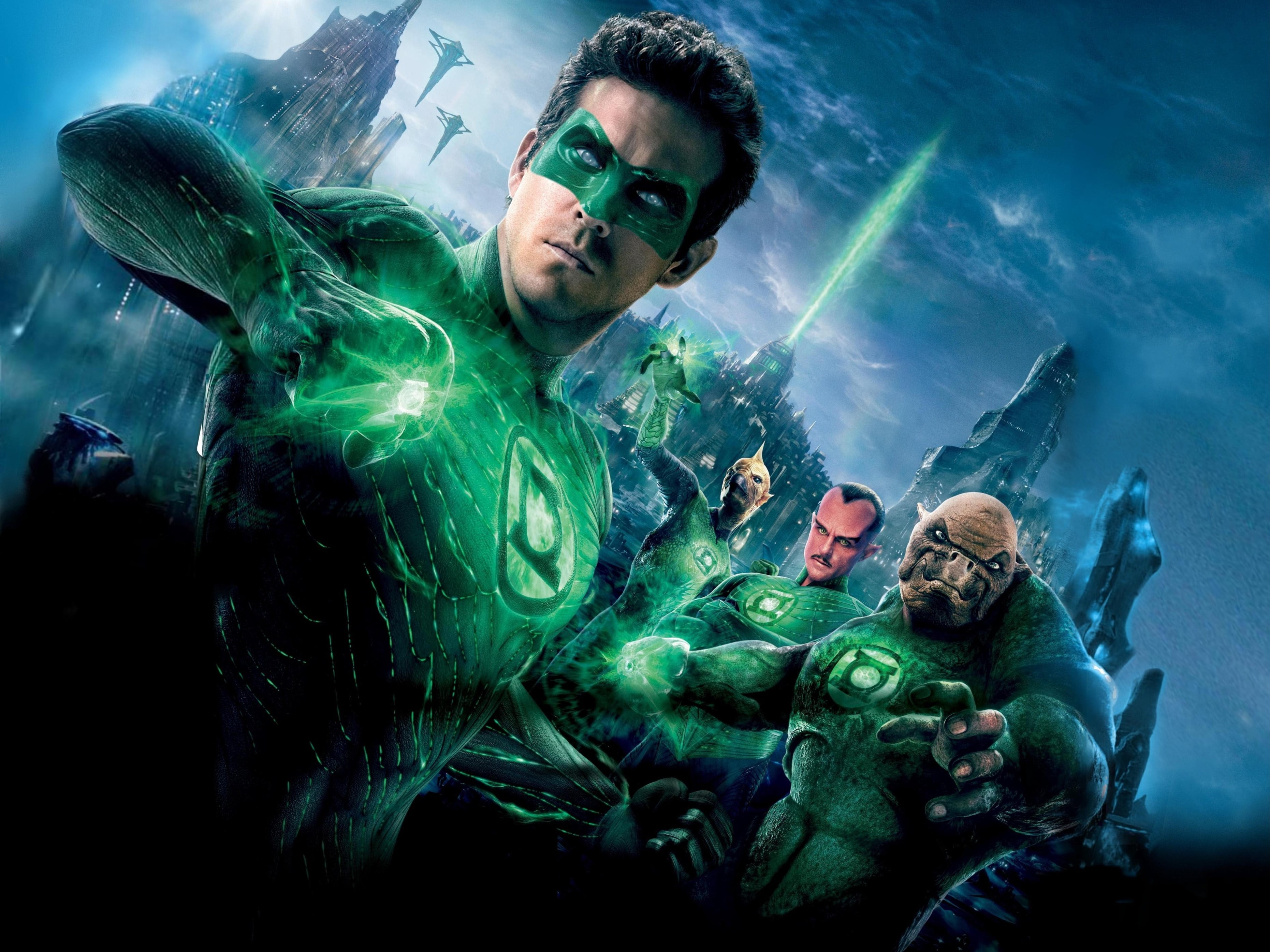 Sinestro (DC Comics), Green Lantern, 2K, Kilowog (Green Lantern), Tomar-Re, Ryan Reynolds, HD Wallpaper