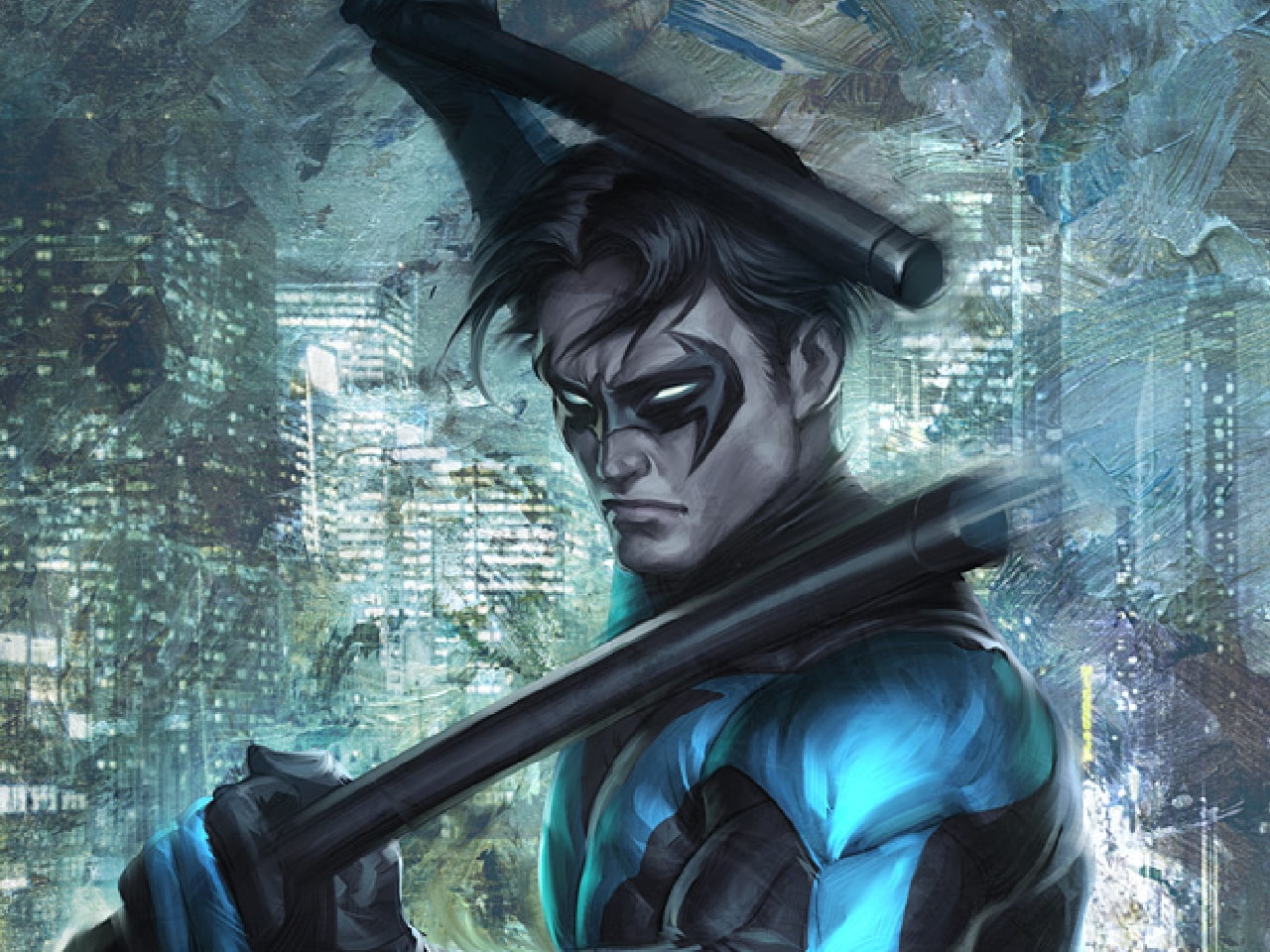 720P, hd, comics, nightwing, HD Wallpaper