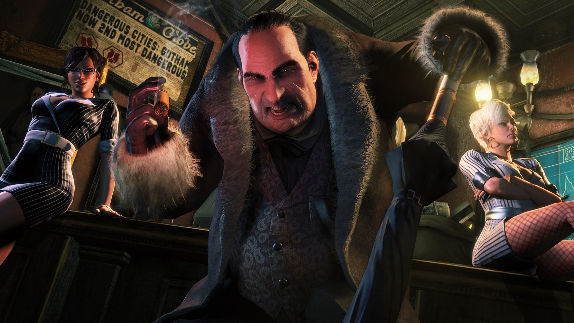 1080P, Batman: Arkham Origins, Batman, Penguin (DC Comics), HD Wallpaper
