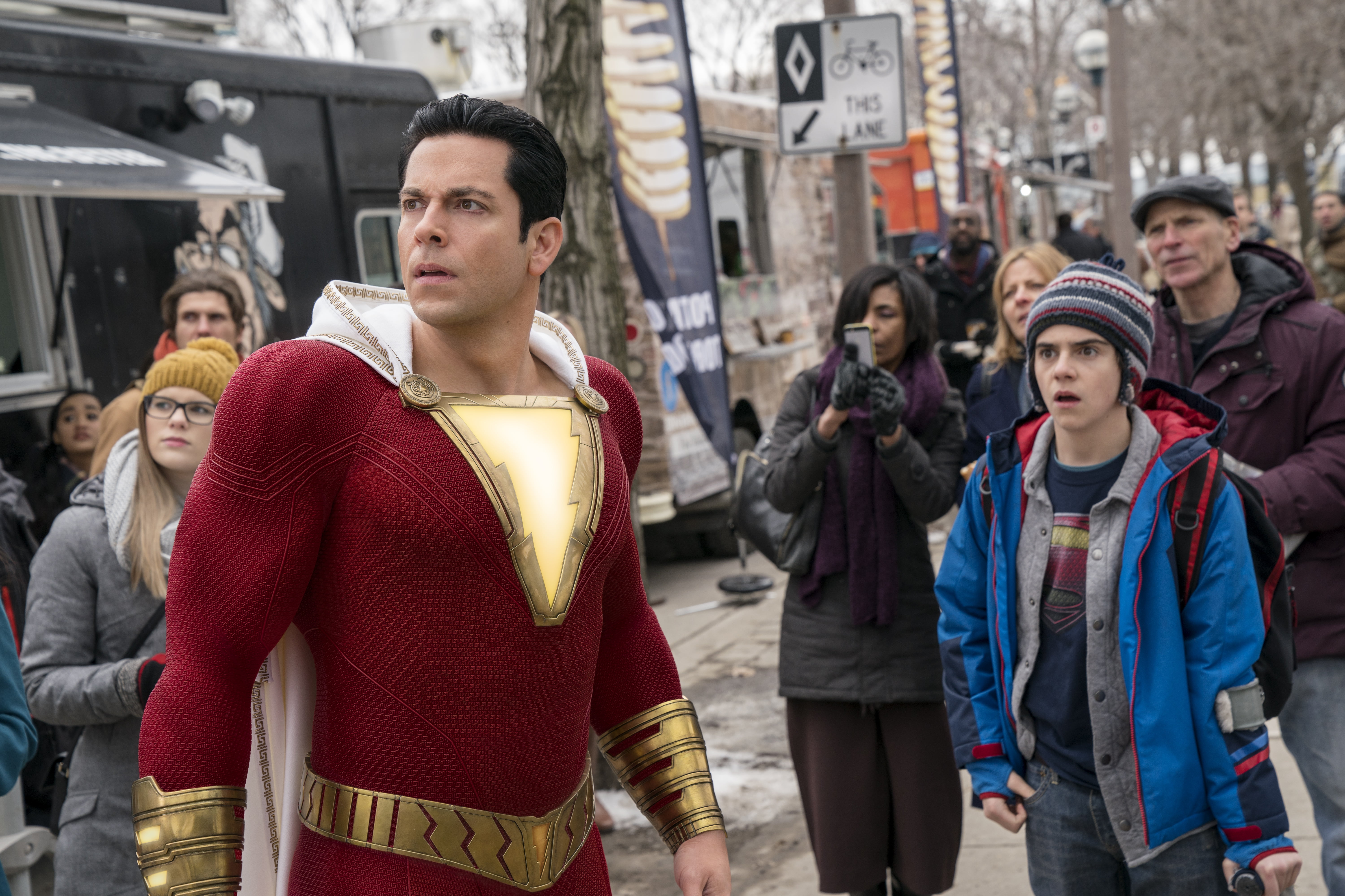 Shazam!, 5K, Jack Dylan Grazer, Zachary Levi, Movie, Shazam (DC Comics), HD Wallpaper