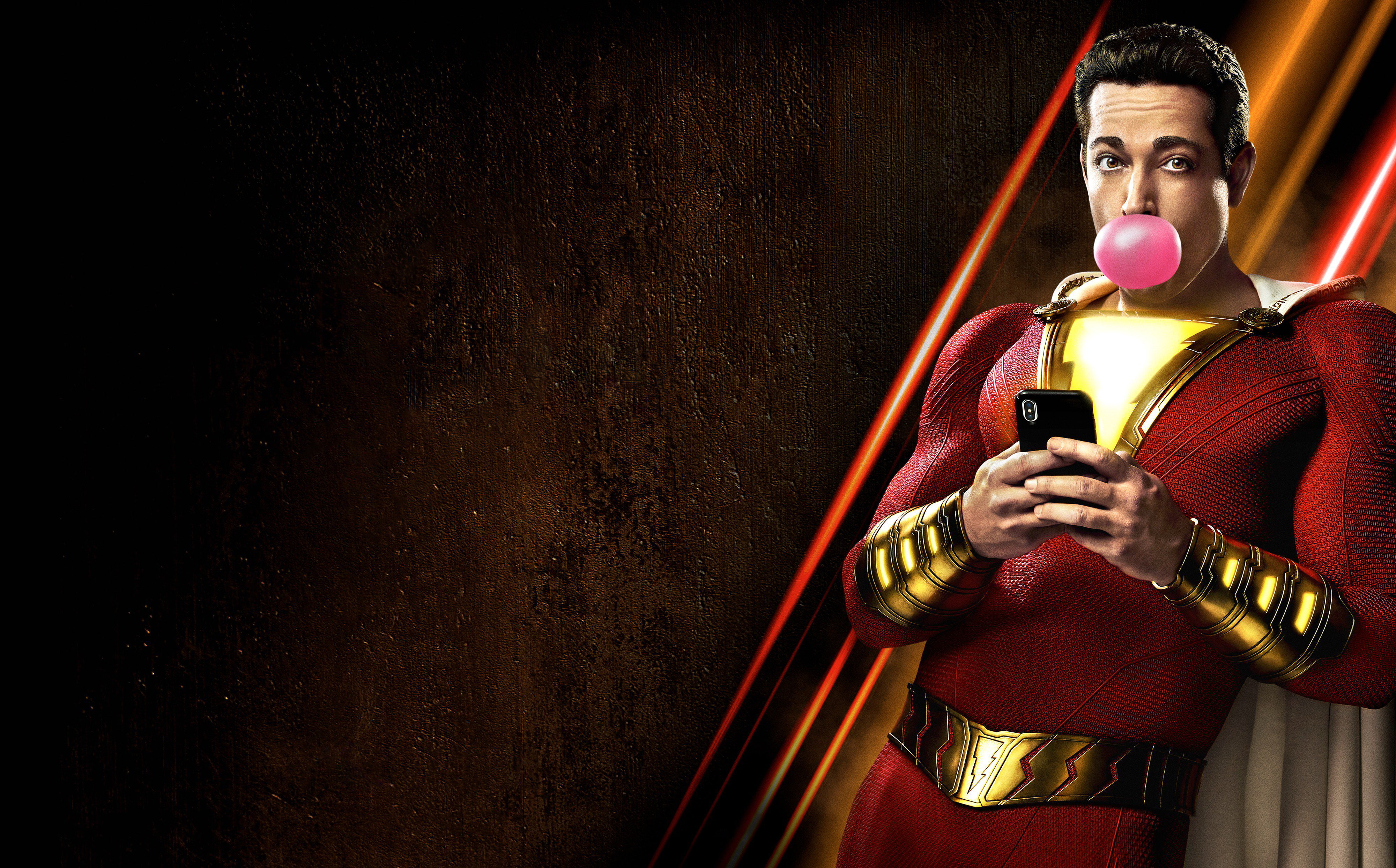 2019, Shazam, Zachary Levi, 4K, 4K, DC Comics, HD Wallpaper