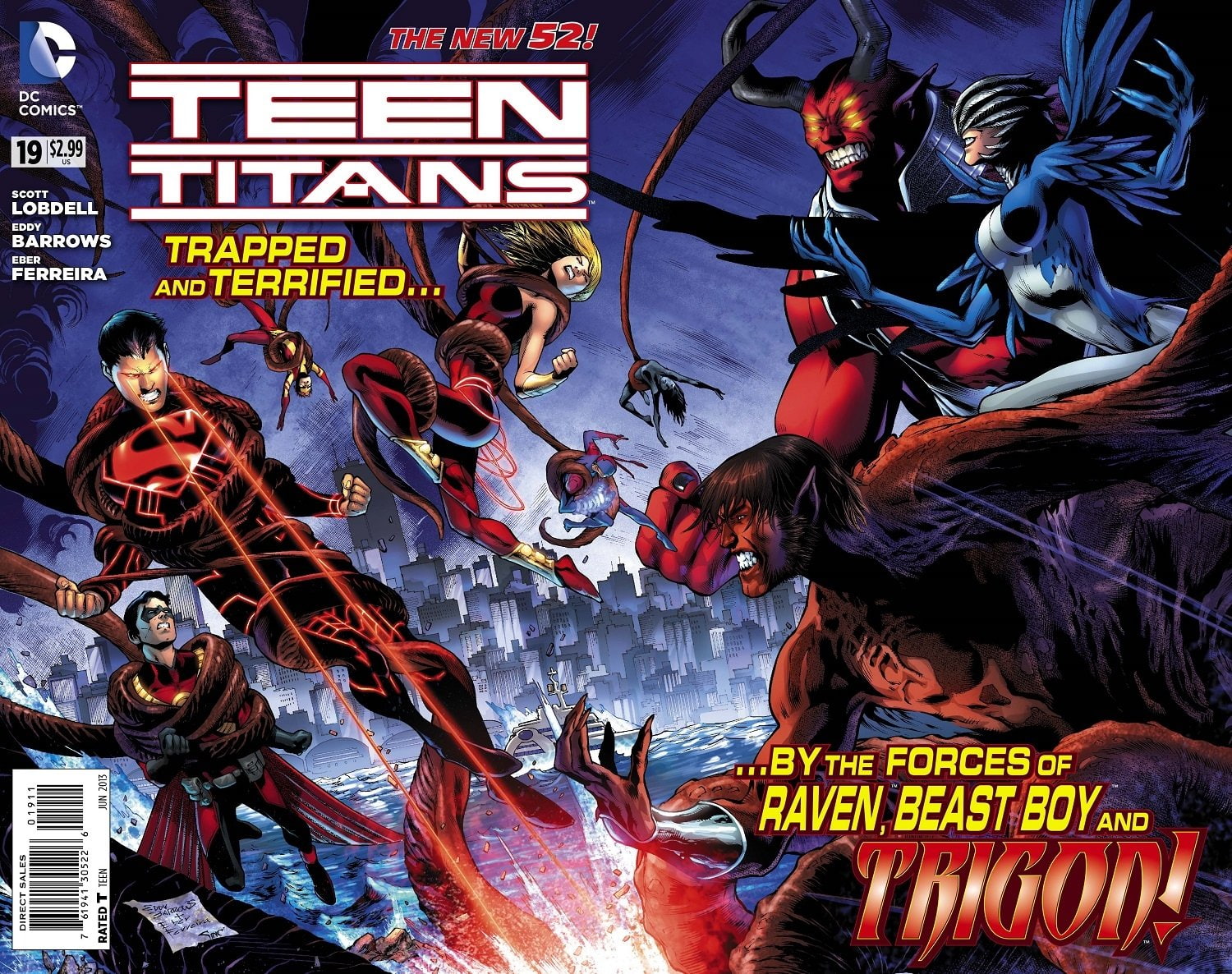 720P, Trigon, Teen Titans, Superboy, HD Wallpaper