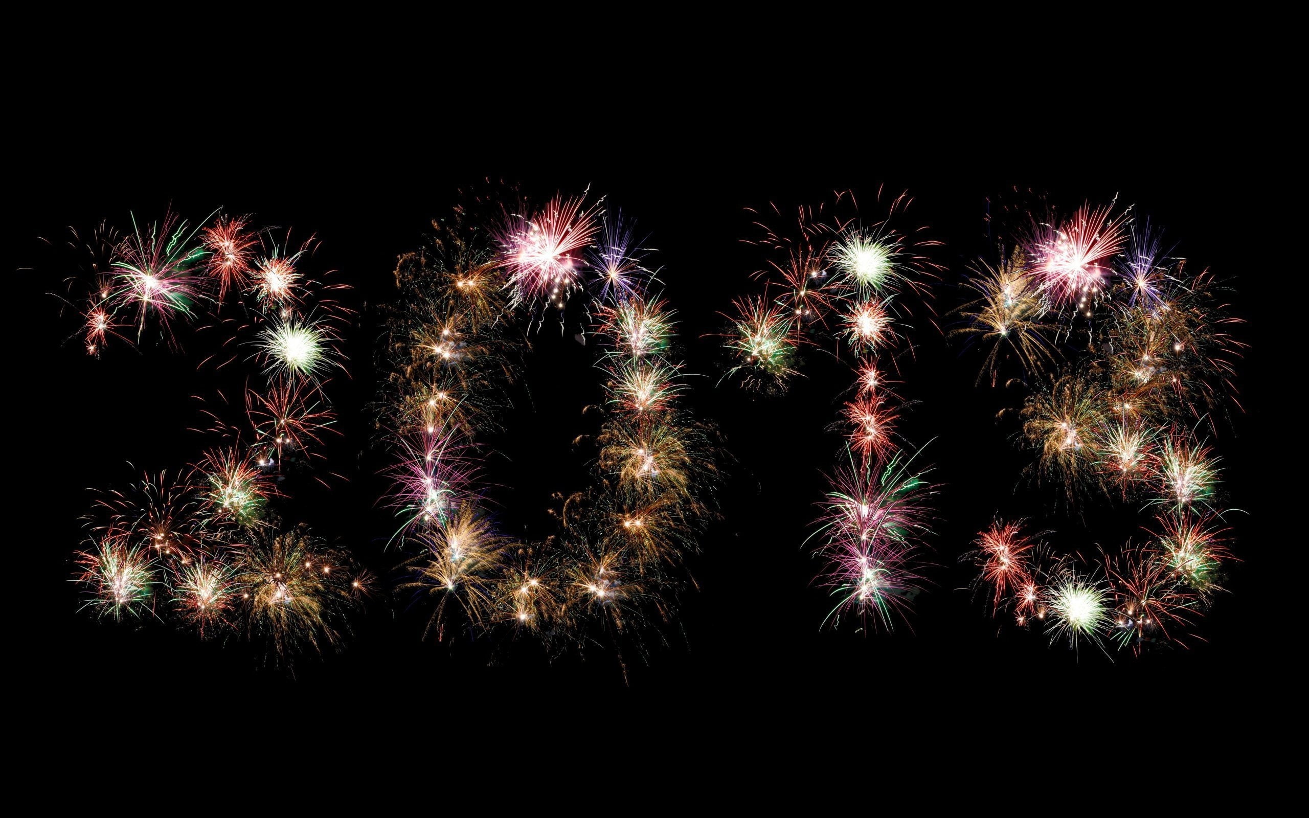 fireworks, 2013, new year, 2K, background, HD Wallpaper