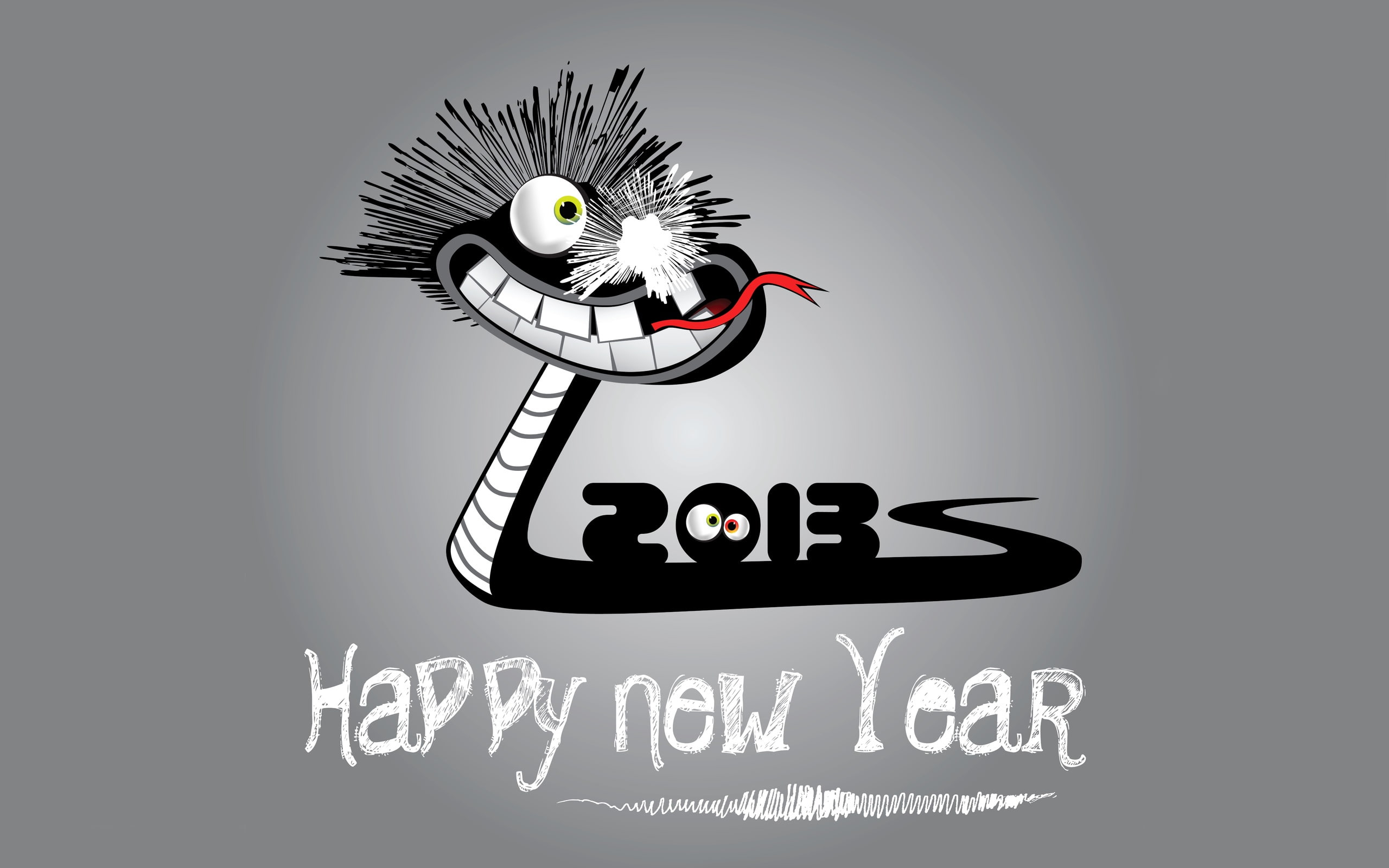 2013, Snake, Year, Happy, 2K, New, HD Wallpaper